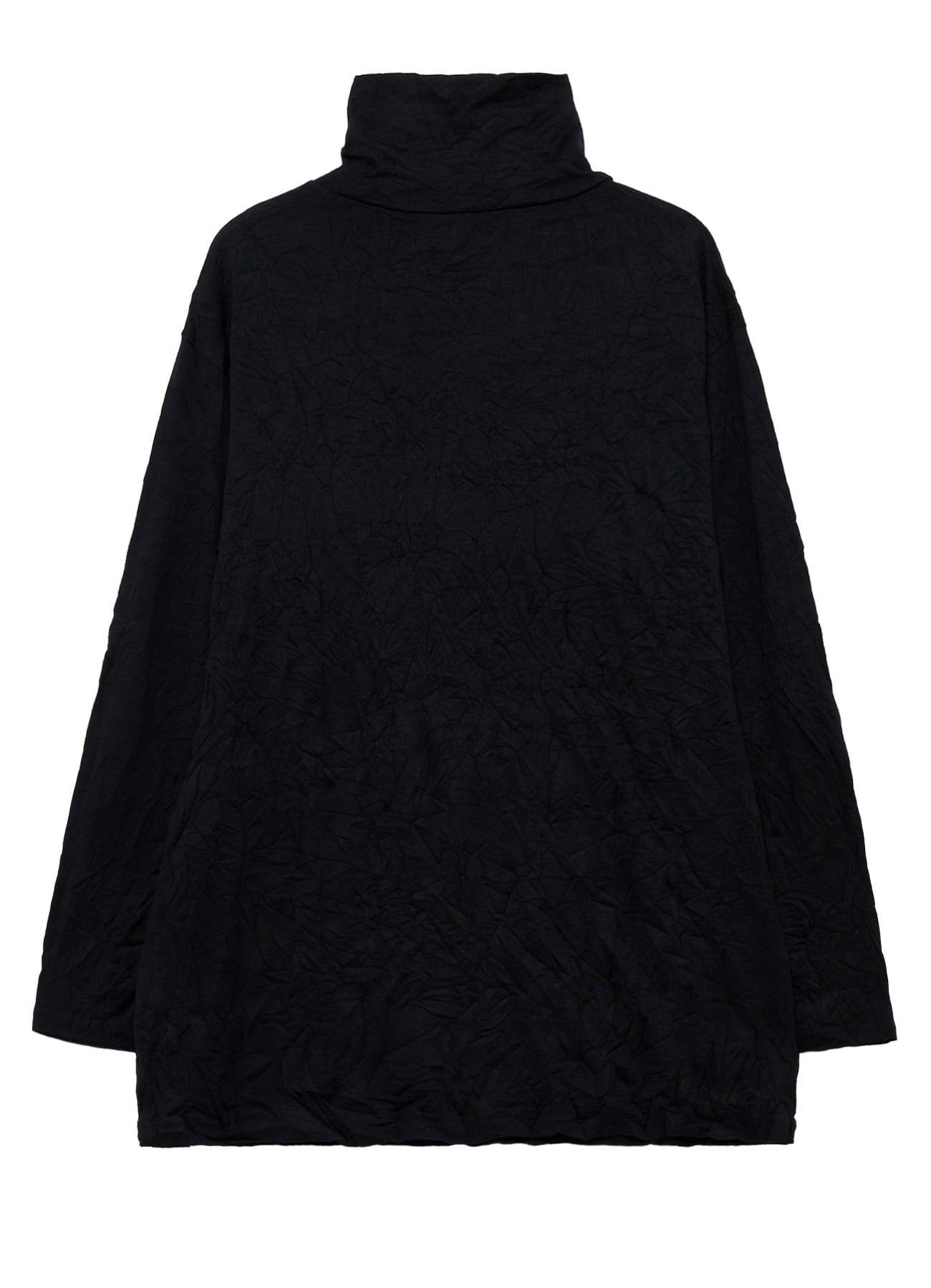 100S WOOL SINGLE JERSEY TURTLE NECK LONG SLV PO