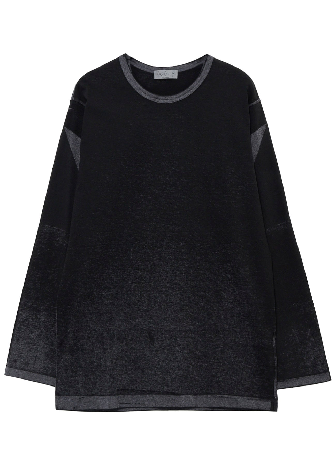 DENSE SINGLE JERSEY ROUND NECK LONG SLV T