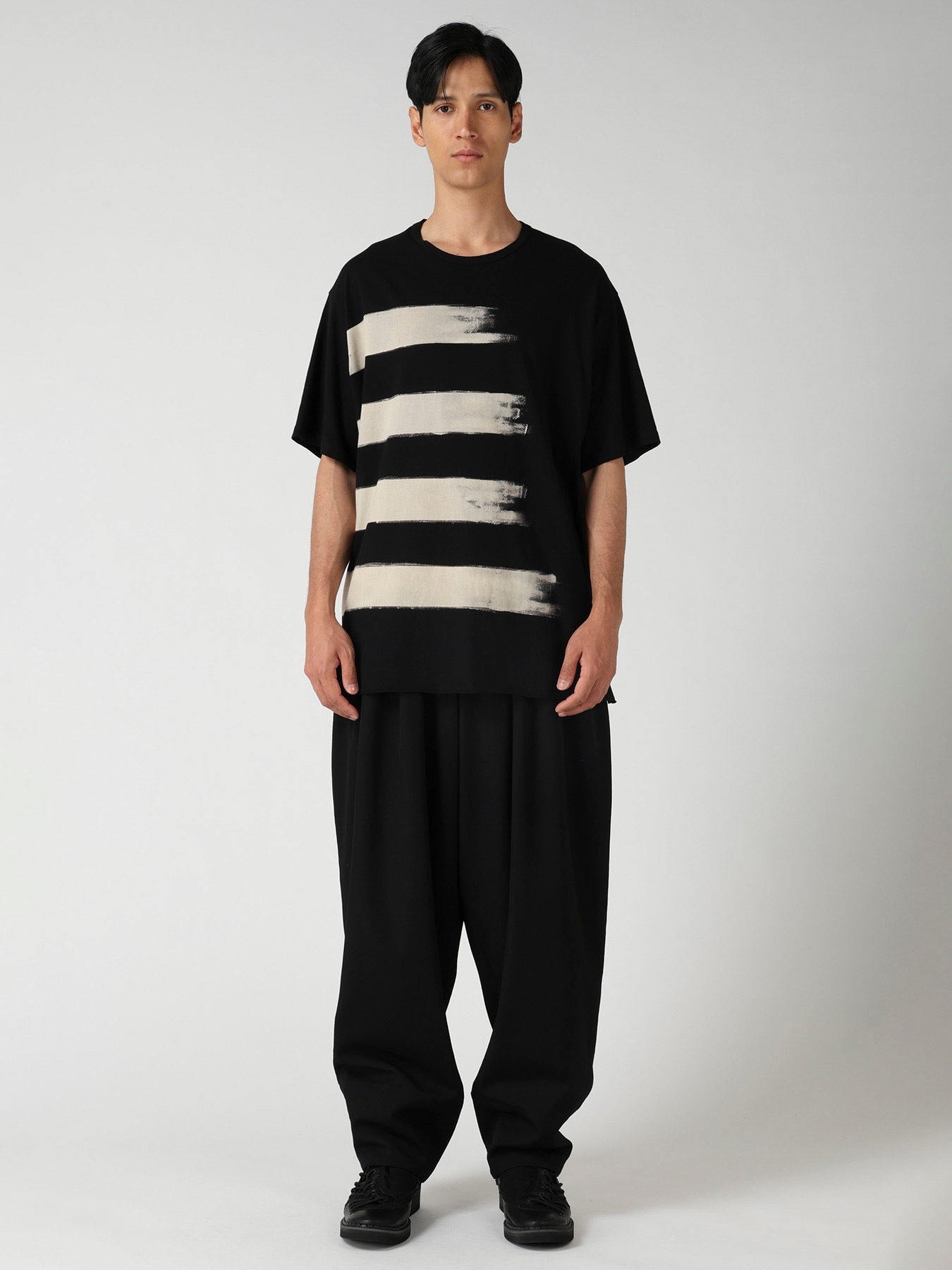 COTTON SINGLE JERSEY ROUND NECK SHORT SLV T