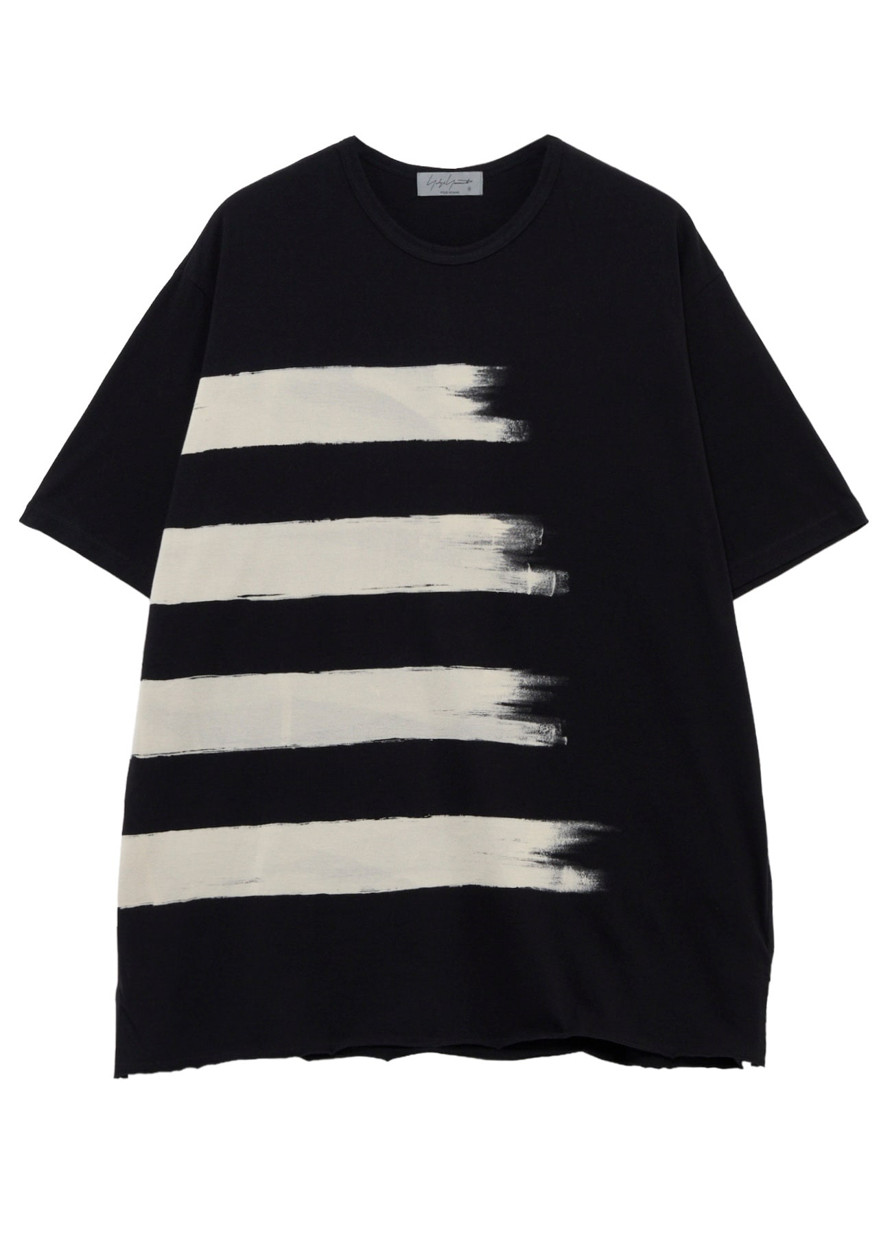 ヤマトじゃぱん COTTON SINGLE JERSEY ROUND NECK SHORT SLV T(FREE SIZE Black