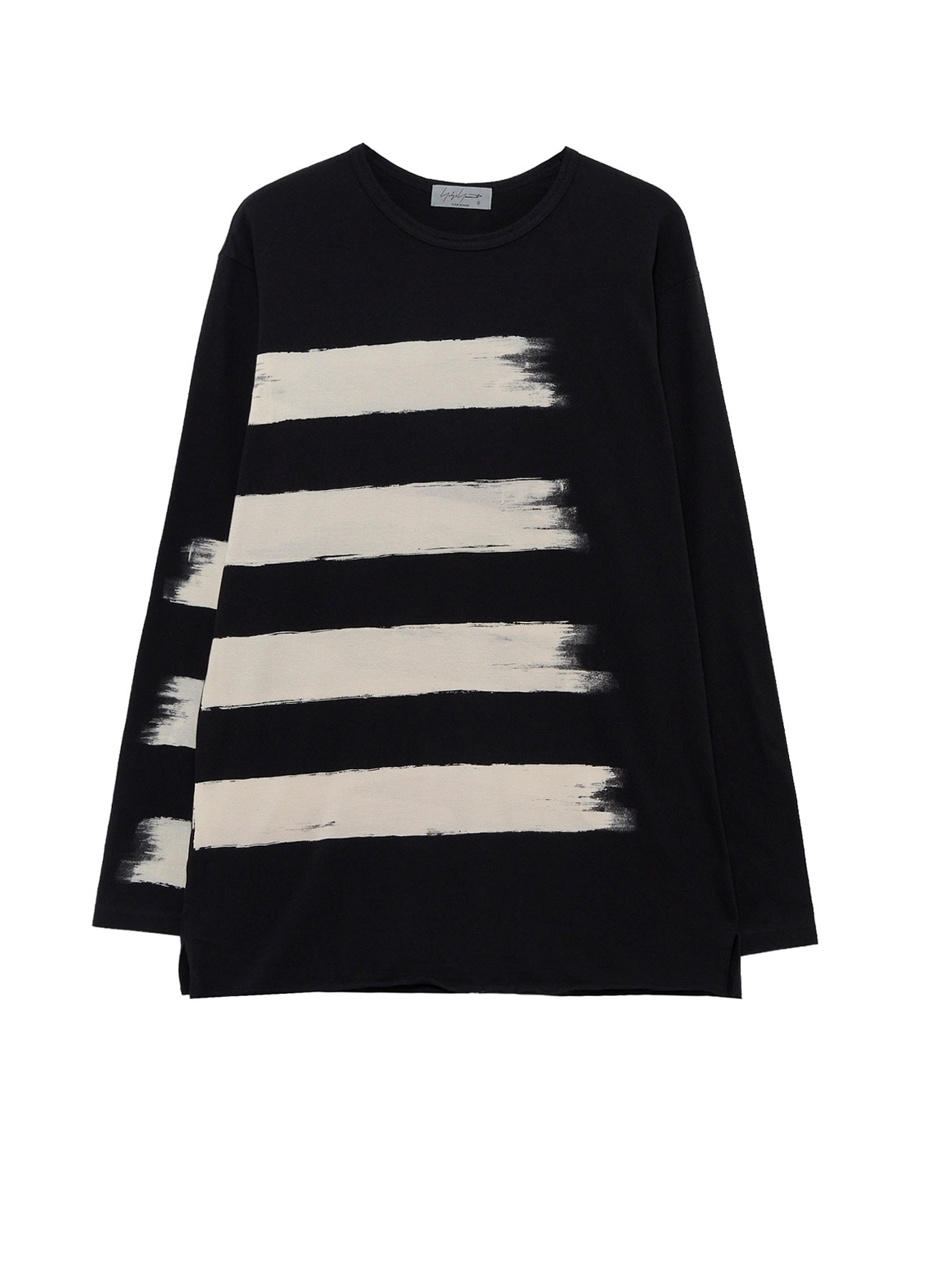 COTTON SINGLE JERSEY ROUND NECK LONG SLV T