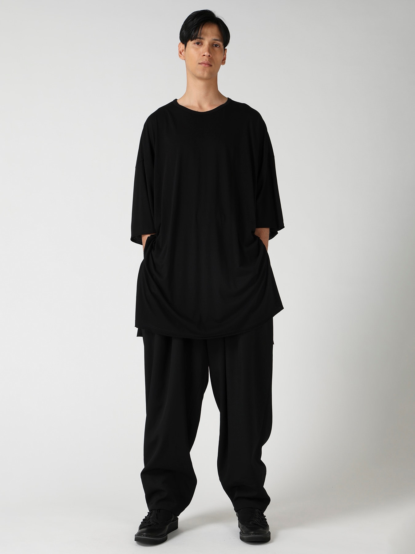 COTTON CASHMERE SINGLE JERSEY BIG SS TEE