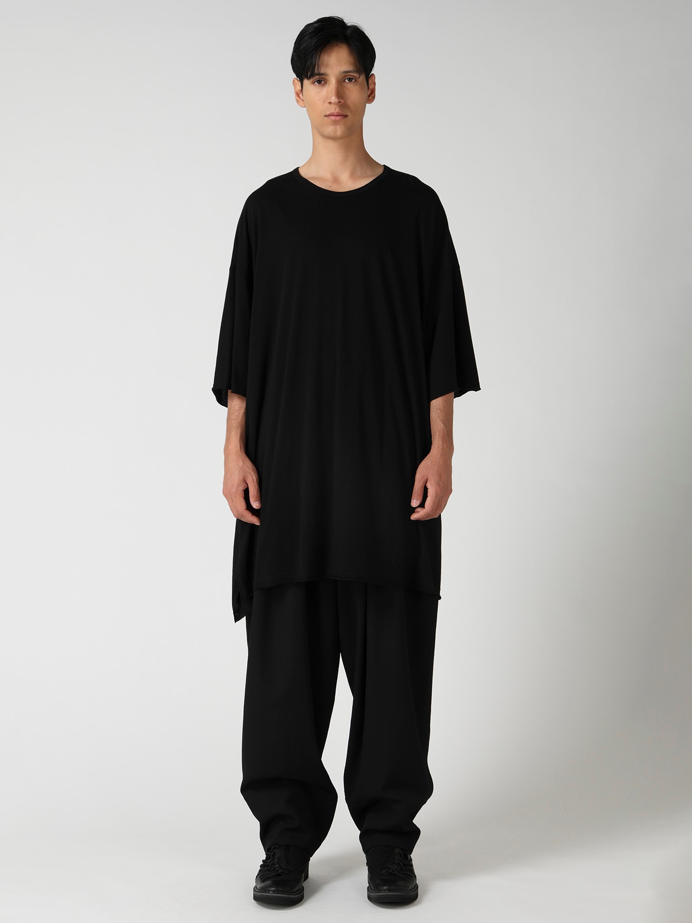 COTTON CASHMERE SINGLE JERSEY BIG SS TEE