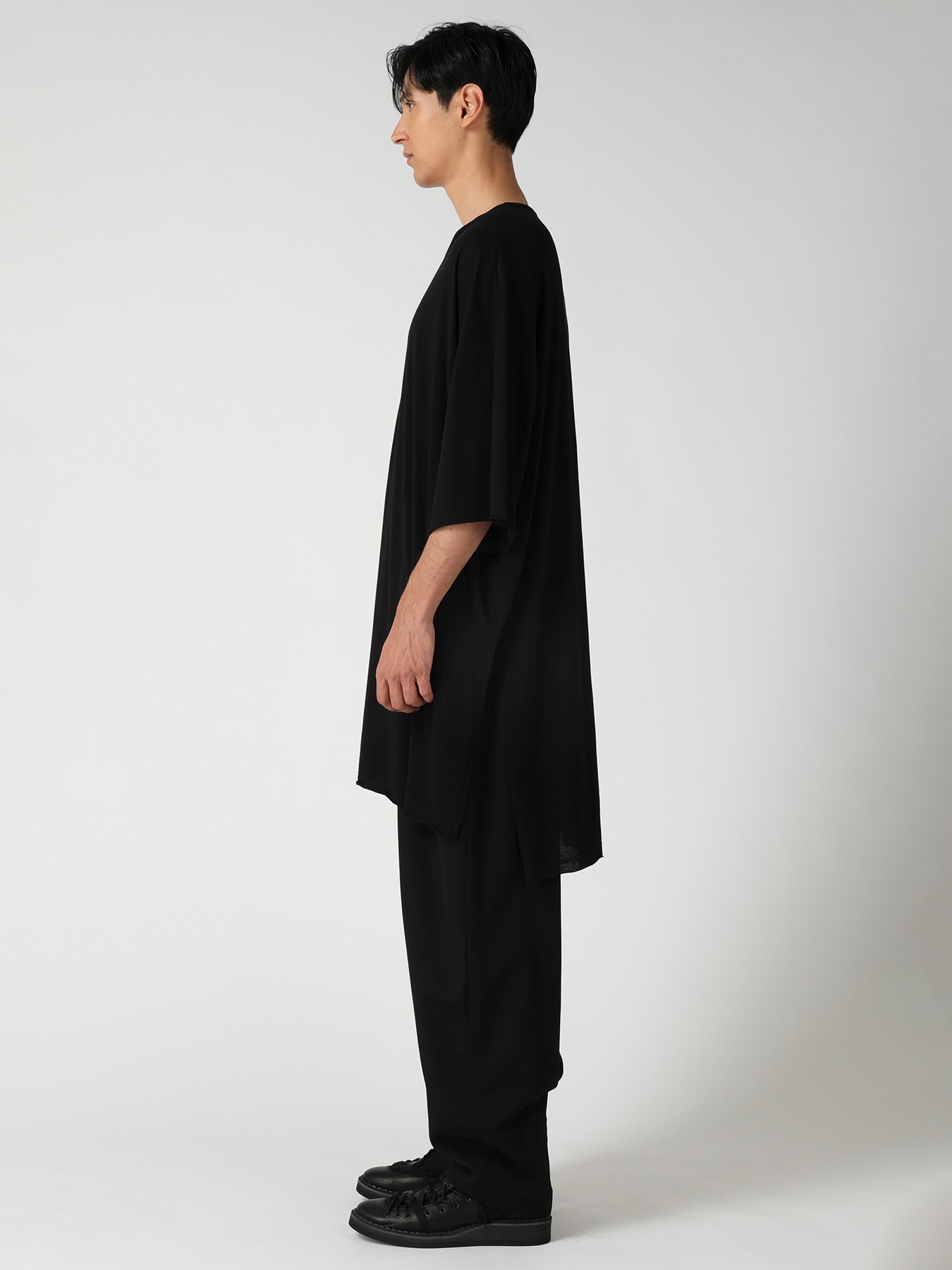 COTTON CASHMERE SINGLE JERSEY BIG SS TEE