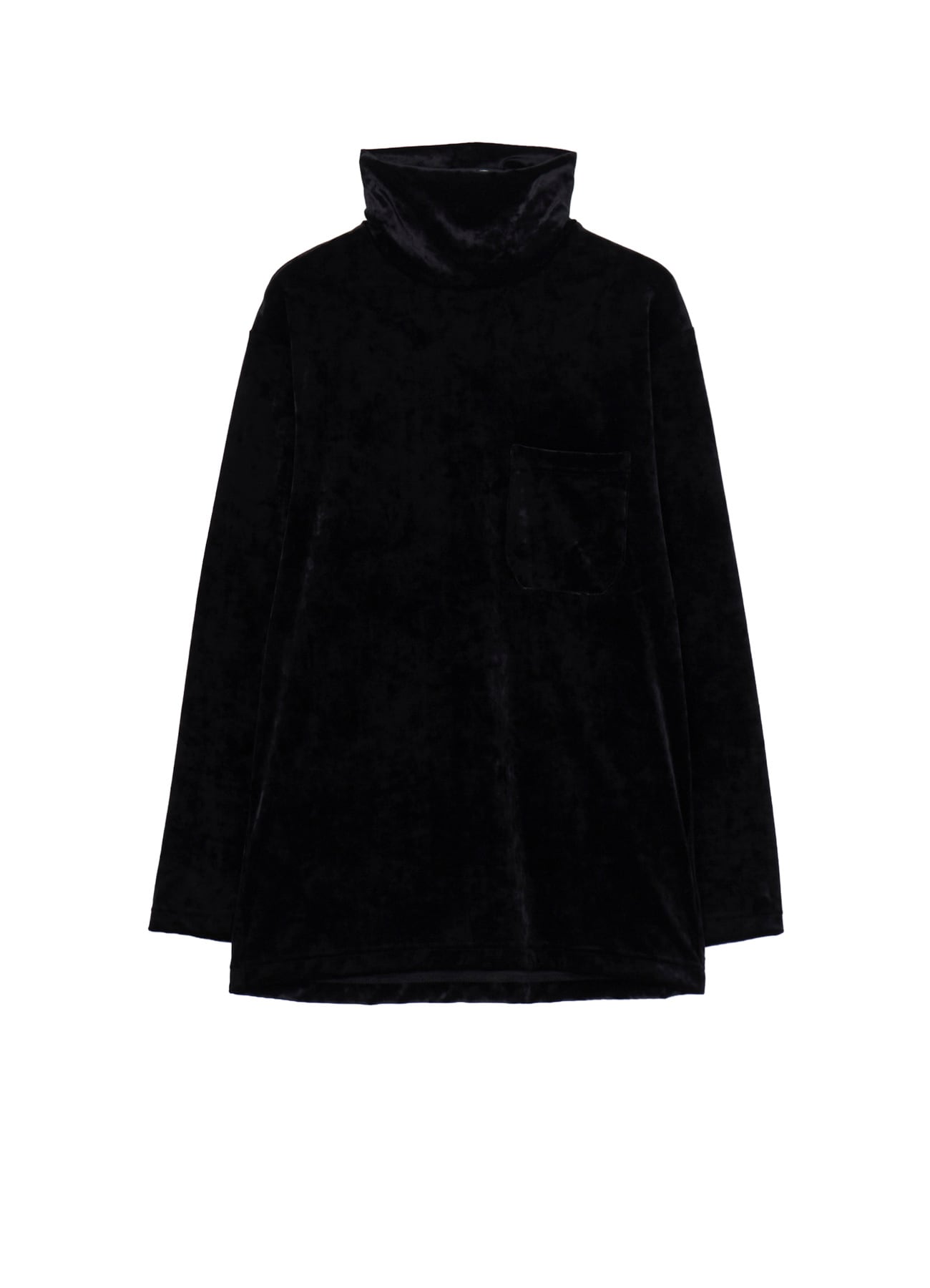 CRUSH VELOUR HIGH NECK LONG SLV