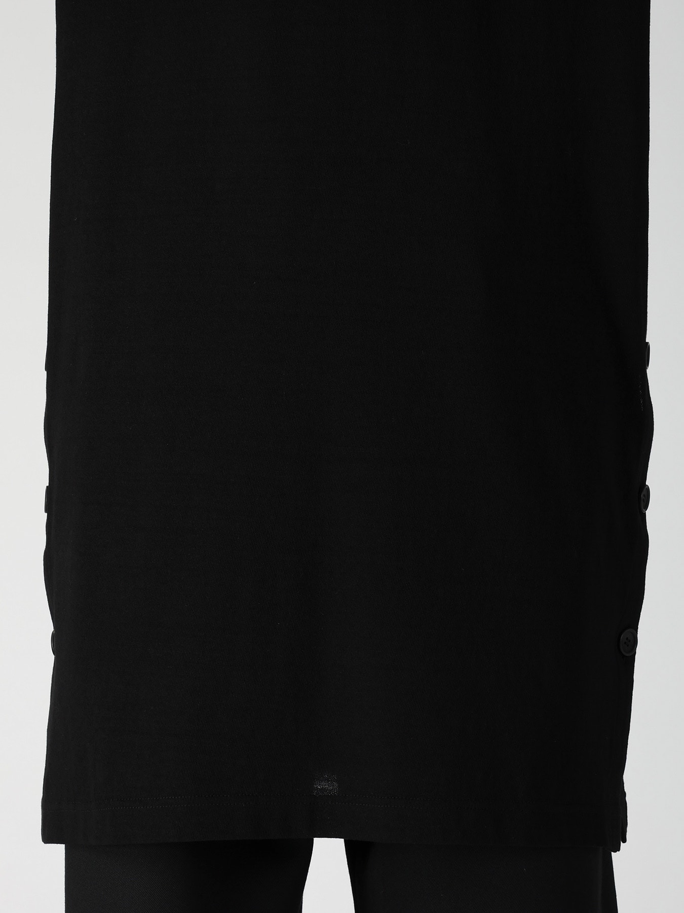 14.5 SINGLE JERSEY  SIDE SLIT HIGH NECK PO