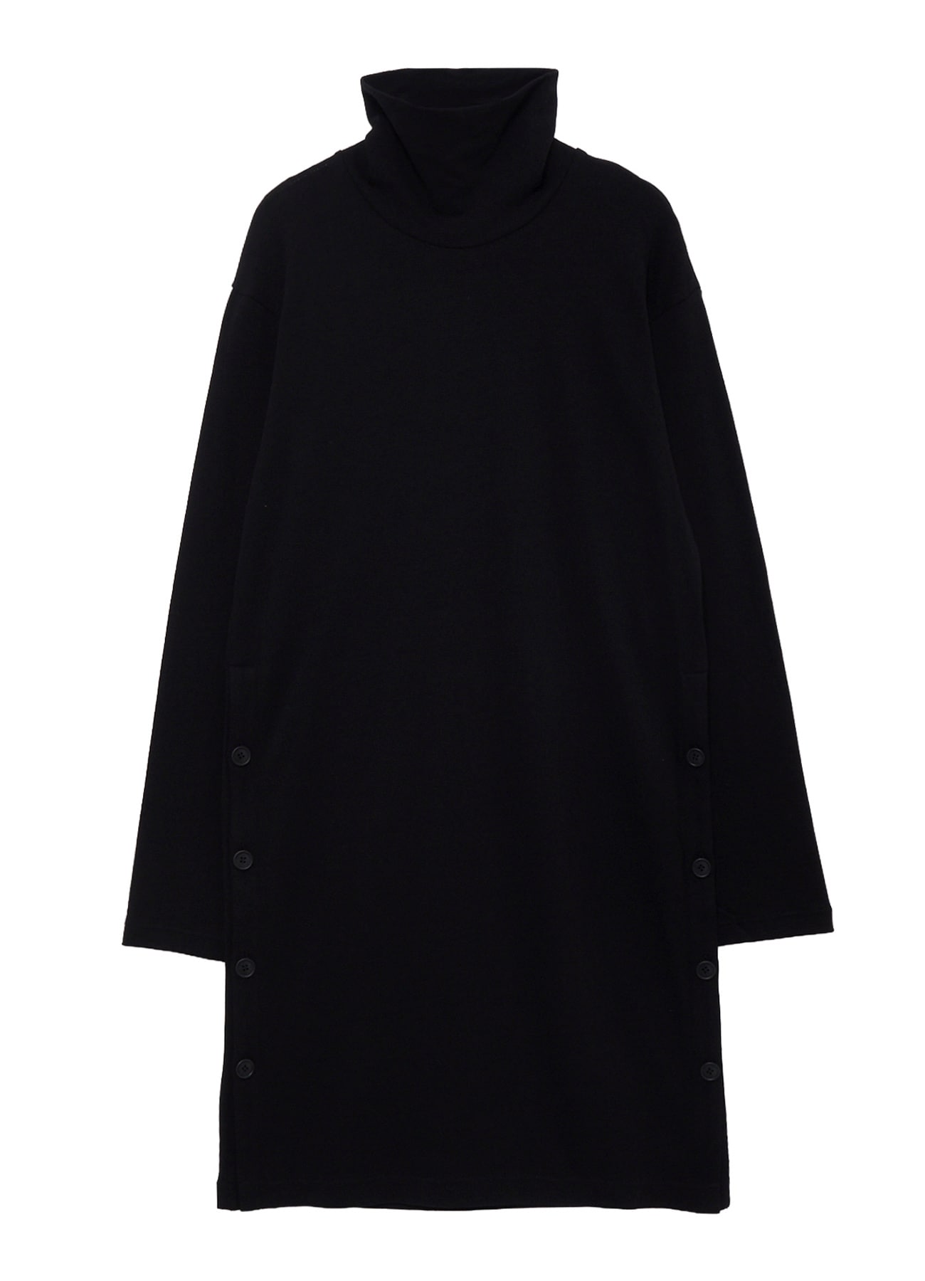 14.5 SINGLE JERSEY  SIDE SLIT HIGH NECK PO