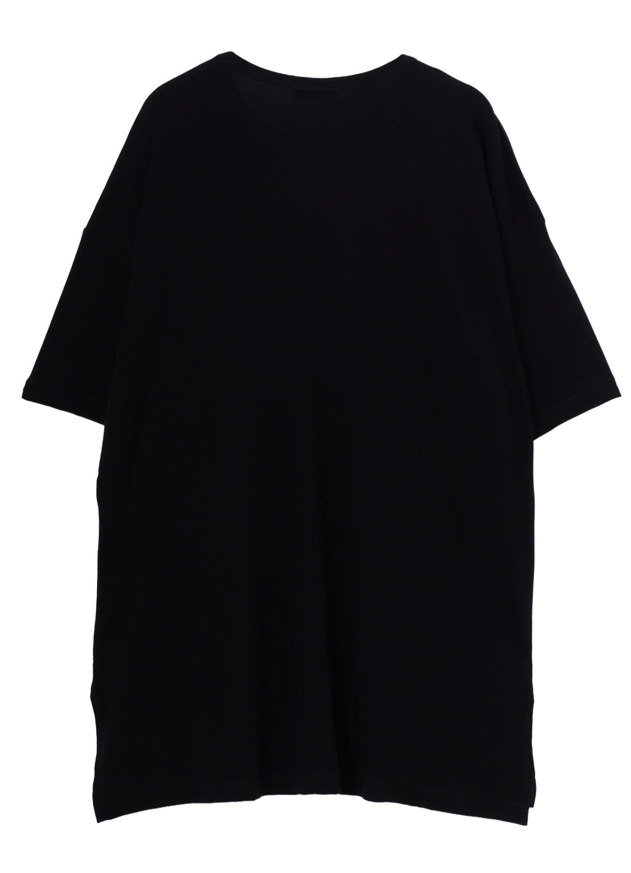HARD TWISTED SINGLE JERSEY  POCKET SIDE SLIT SHORT SLEEVE T