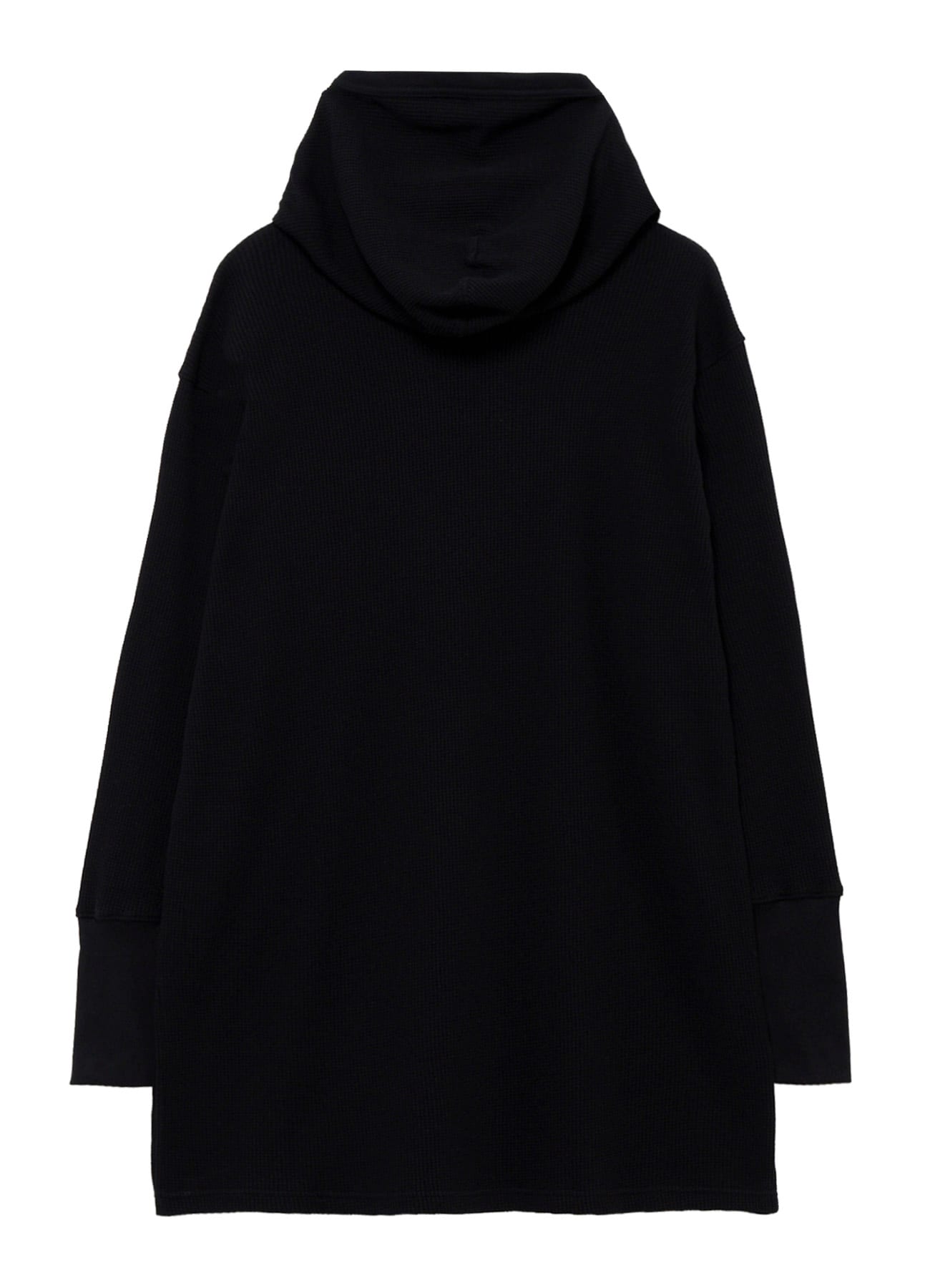WAFFLE THUMBHOLE LONG SLEEVE HOODIE