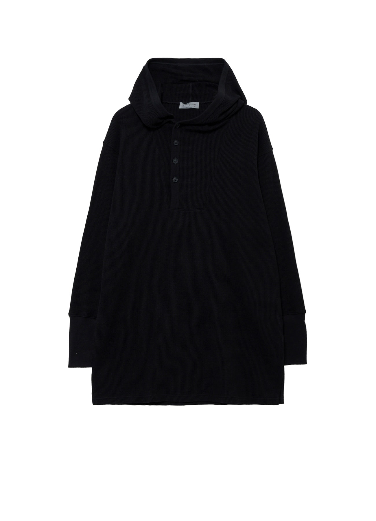 WAFFLE THUMBHOLE LONG SLEEVE HOODIE
