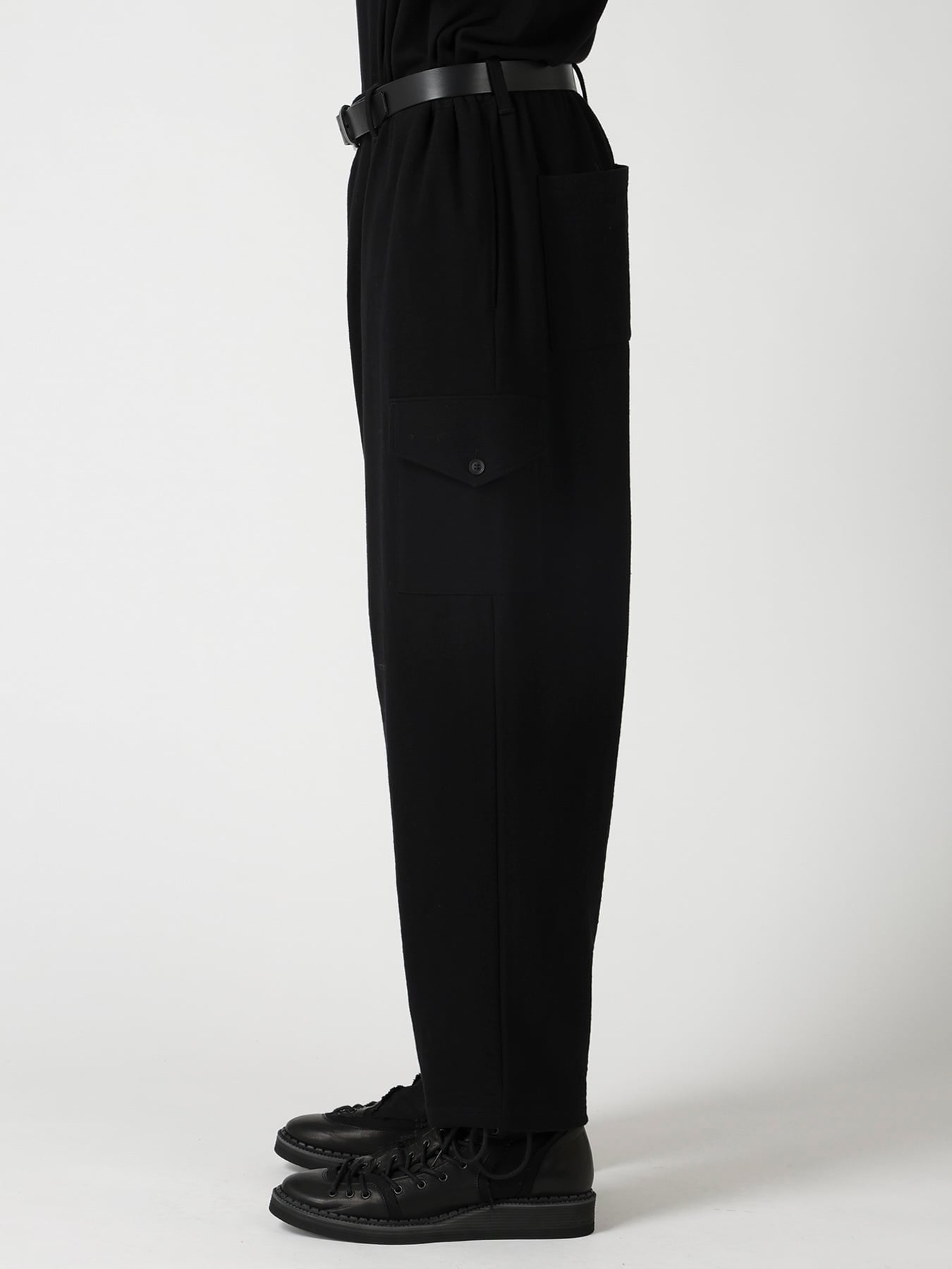 SLUB SINGLE JERSEY GUSSET CARGO PANTS