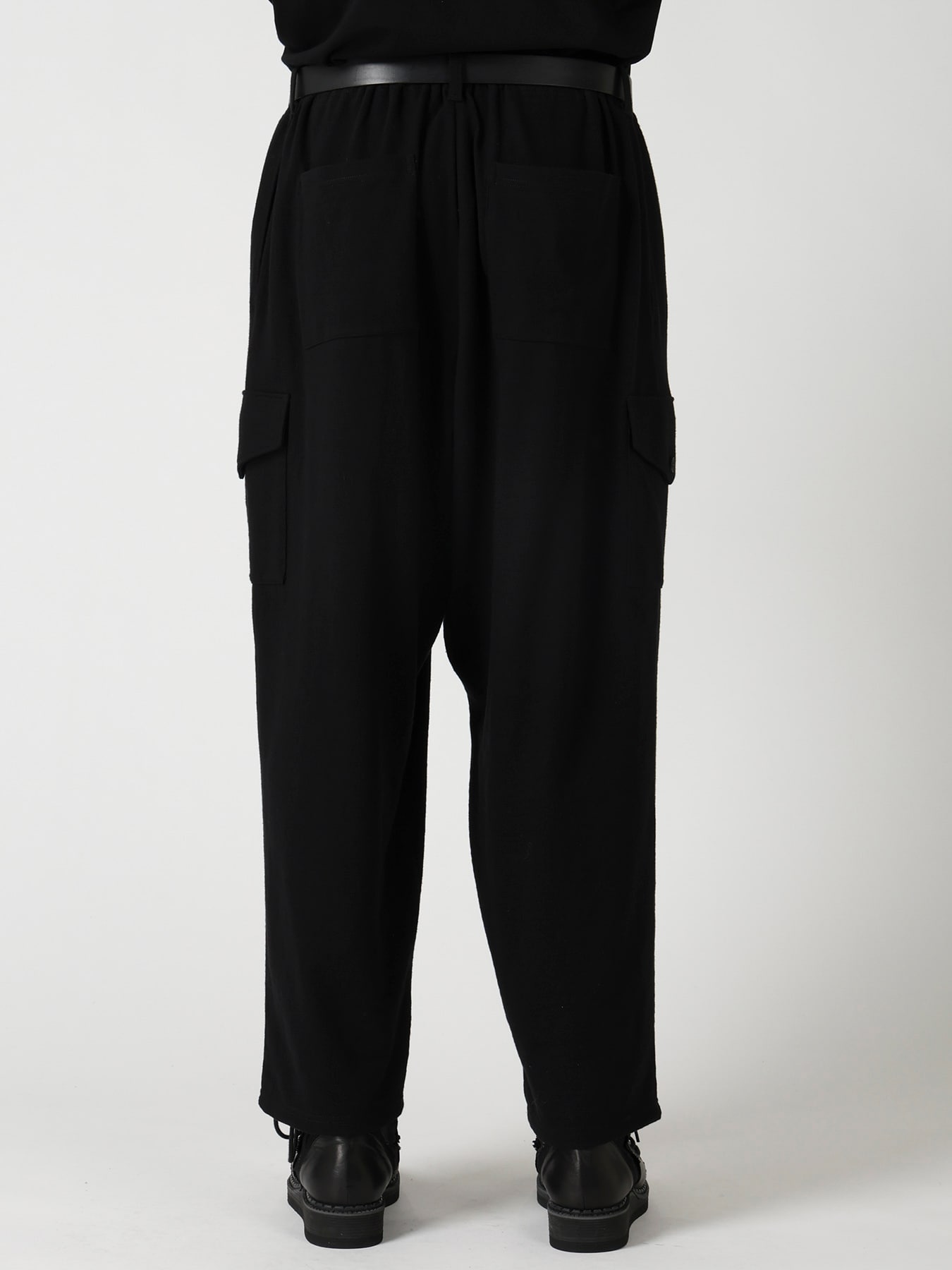 SLUB SINGLE JERSEY GUSSET CARGO PANTS