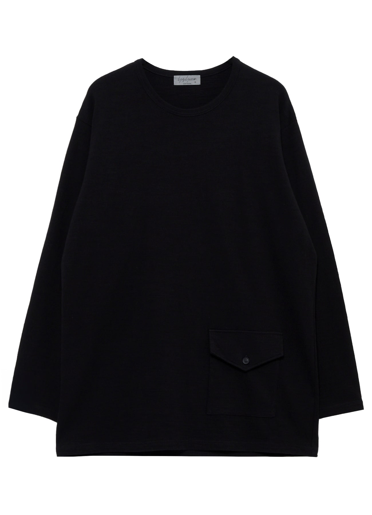 SLUB SINGLE JERSEY FLAP POCKET SHORT SLEEVE PO