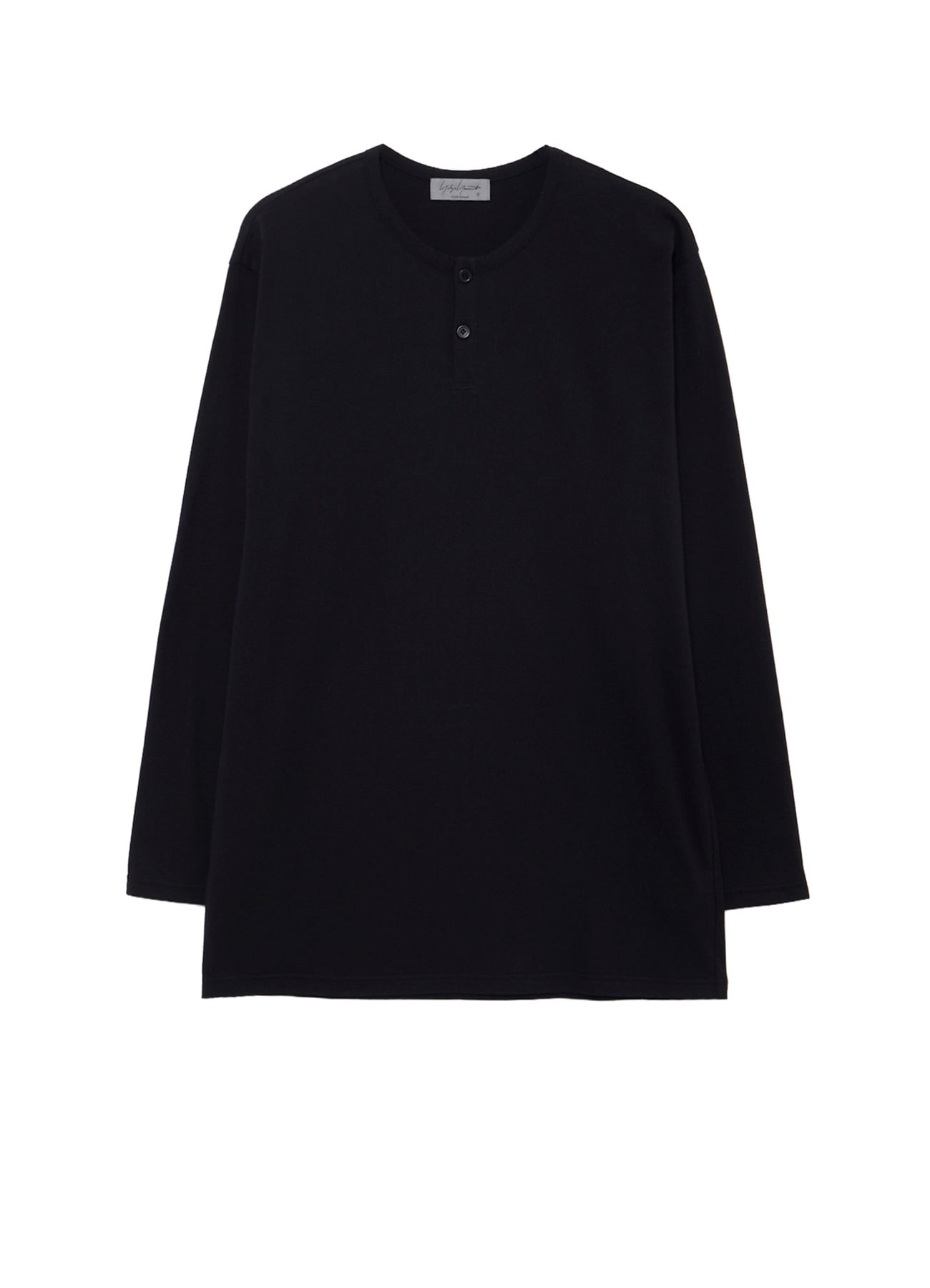 30/- COTTON SINGLE JERSEY HENRY NECK LONG SLEEVE PO