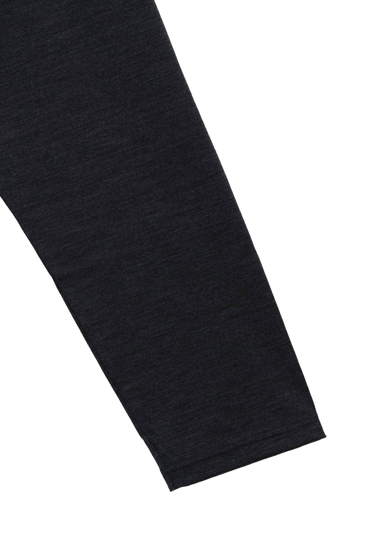 WOOL CLEAR SINGLE JERSEY FRONT DETAIL LONG SLEEVE PO