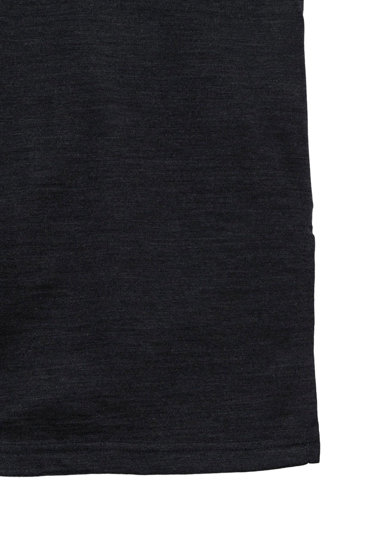 WOOL CLEAR SINGLE JERSEY FRONT DETAIL LONG SLEEVE PO
