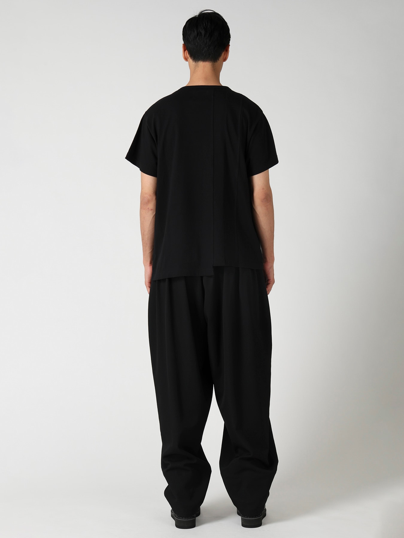 SOFT SINGLE JERSEY RE VERTICAL PANEL SHORT SLEEVE T