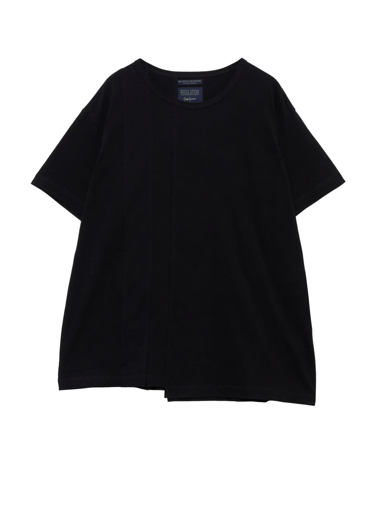 SOFT SINGLE JERSEY RE VERTICAL PANEL SHORT SLEEVE T