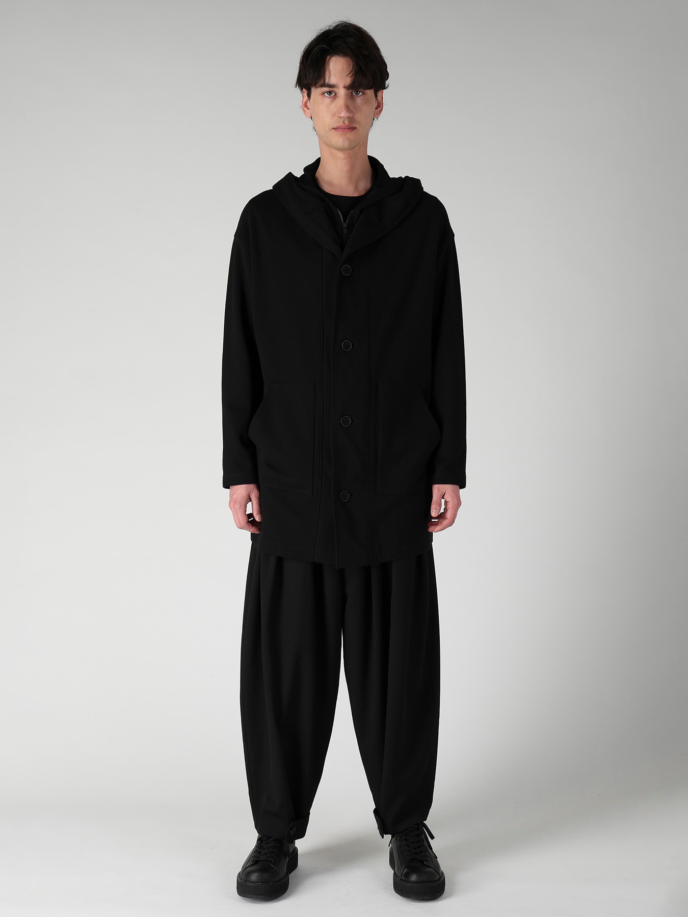 40/20 MINI FRENCH TERRY  HOODED COAT