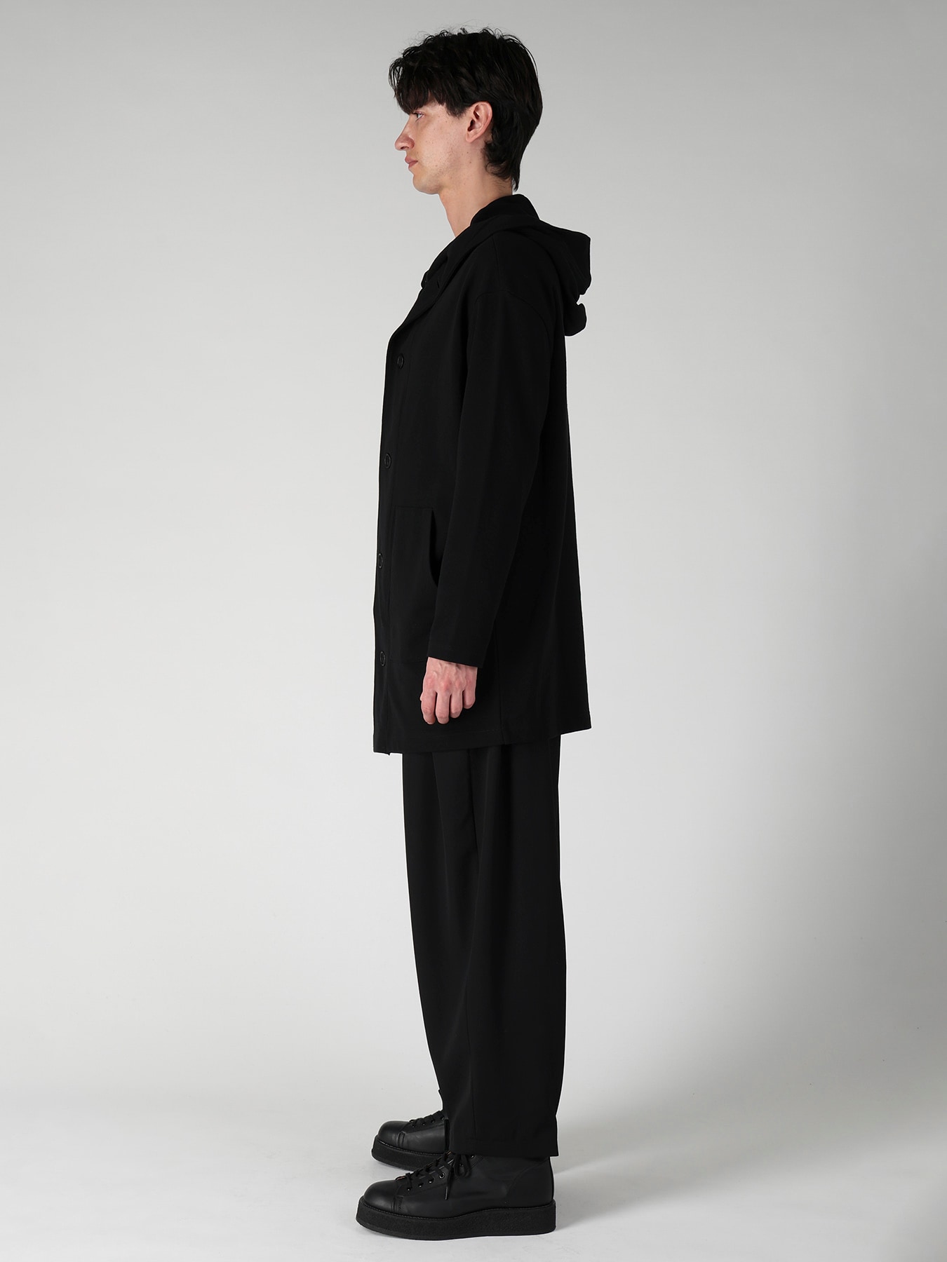 40/20 MINI FRENCH TERRY  HOODED COAT