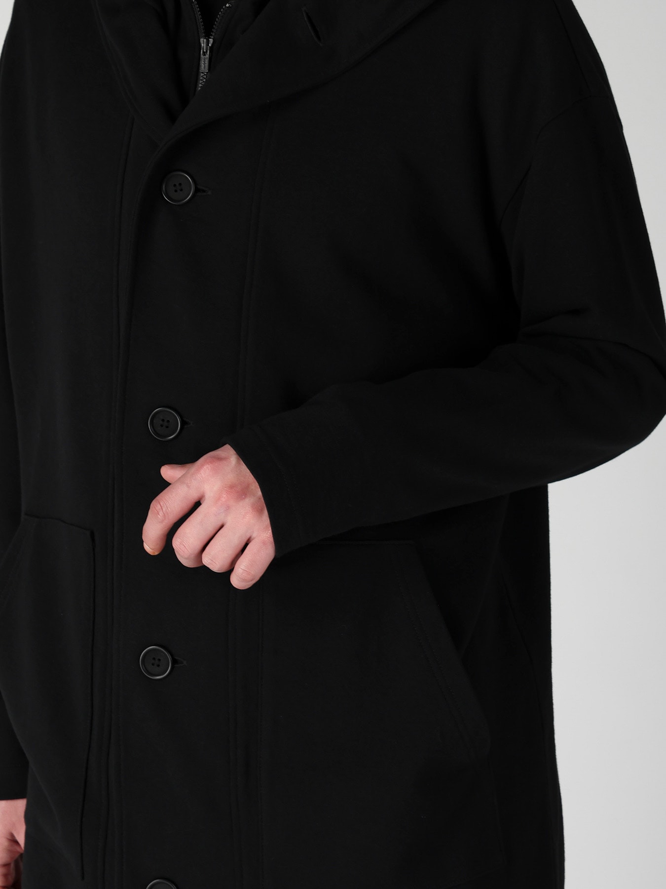 40/20 MINI FRENCH TERRY  HOODED COAT