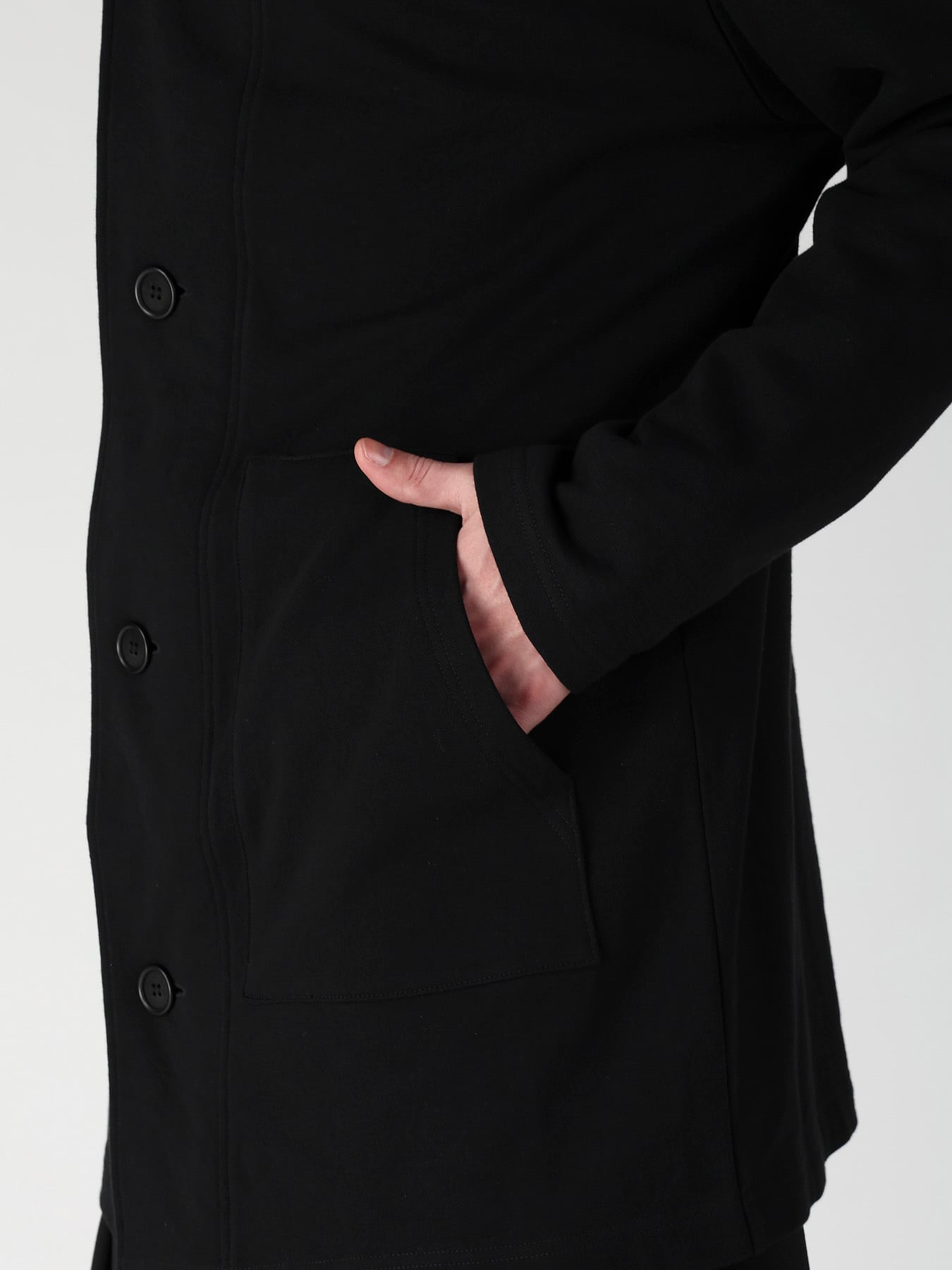 40/20 MINI FRENCH TERRY  HOODED COAT