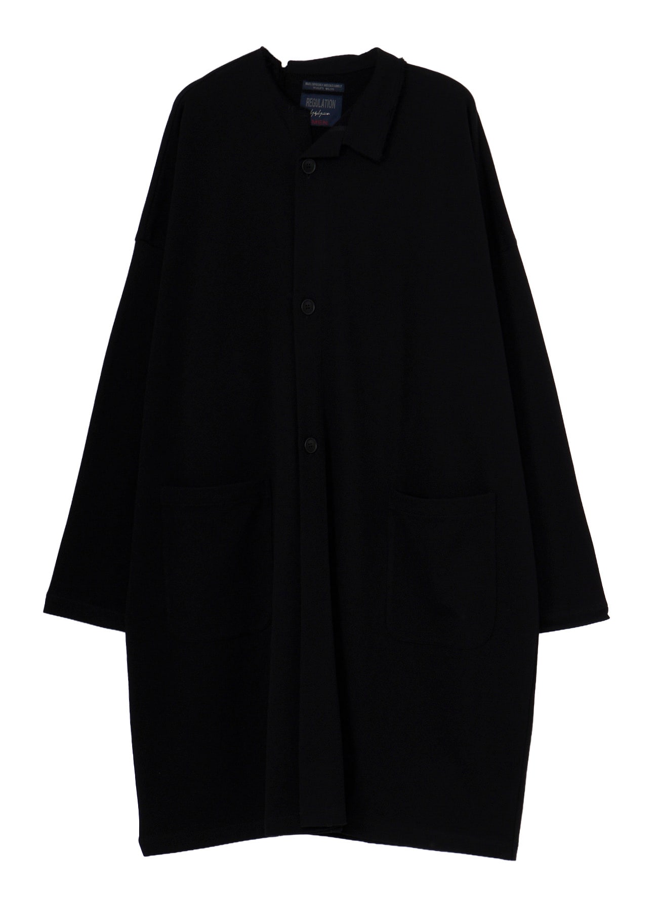 40/20 MINI FRENCH TERRY  RE ASYMMETRY LONG CARDIGAN