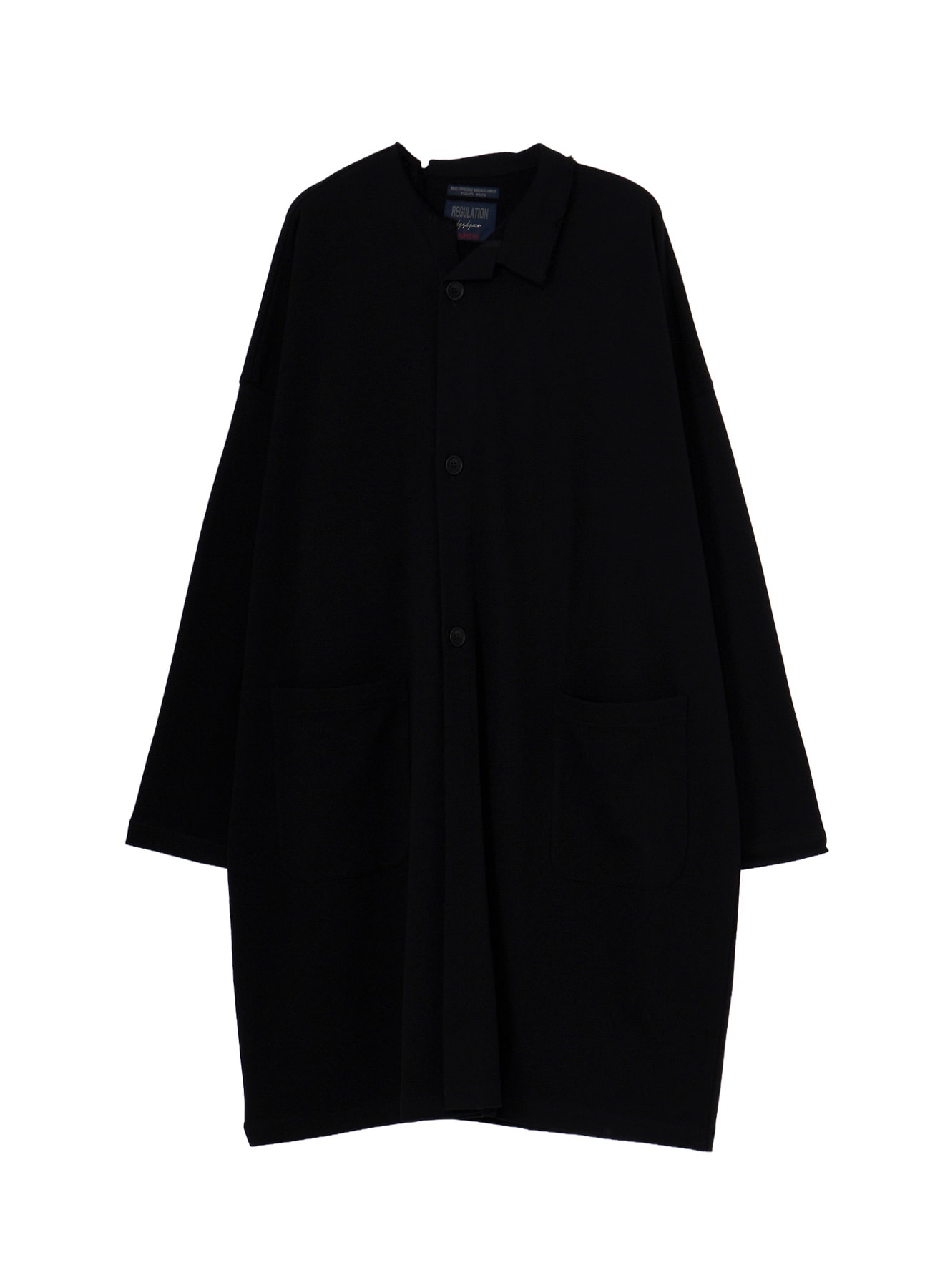 40/20 MINI FRENCH TERRY  RE ASYMMETRY LONG CARDIGAN