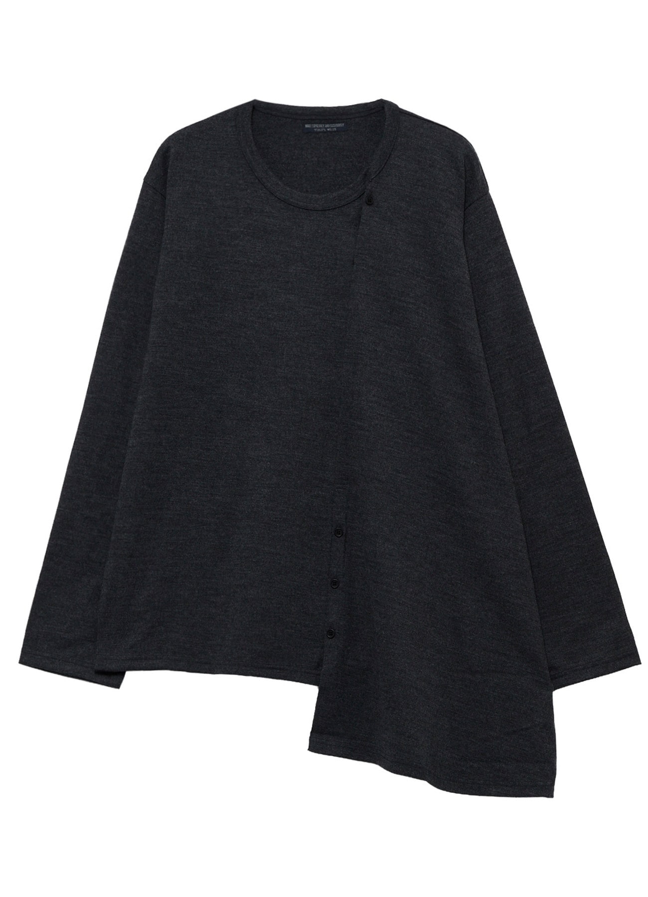 MILLED SINGLE JERSEY RE DIAGONAL PANEL LING SLEEVE