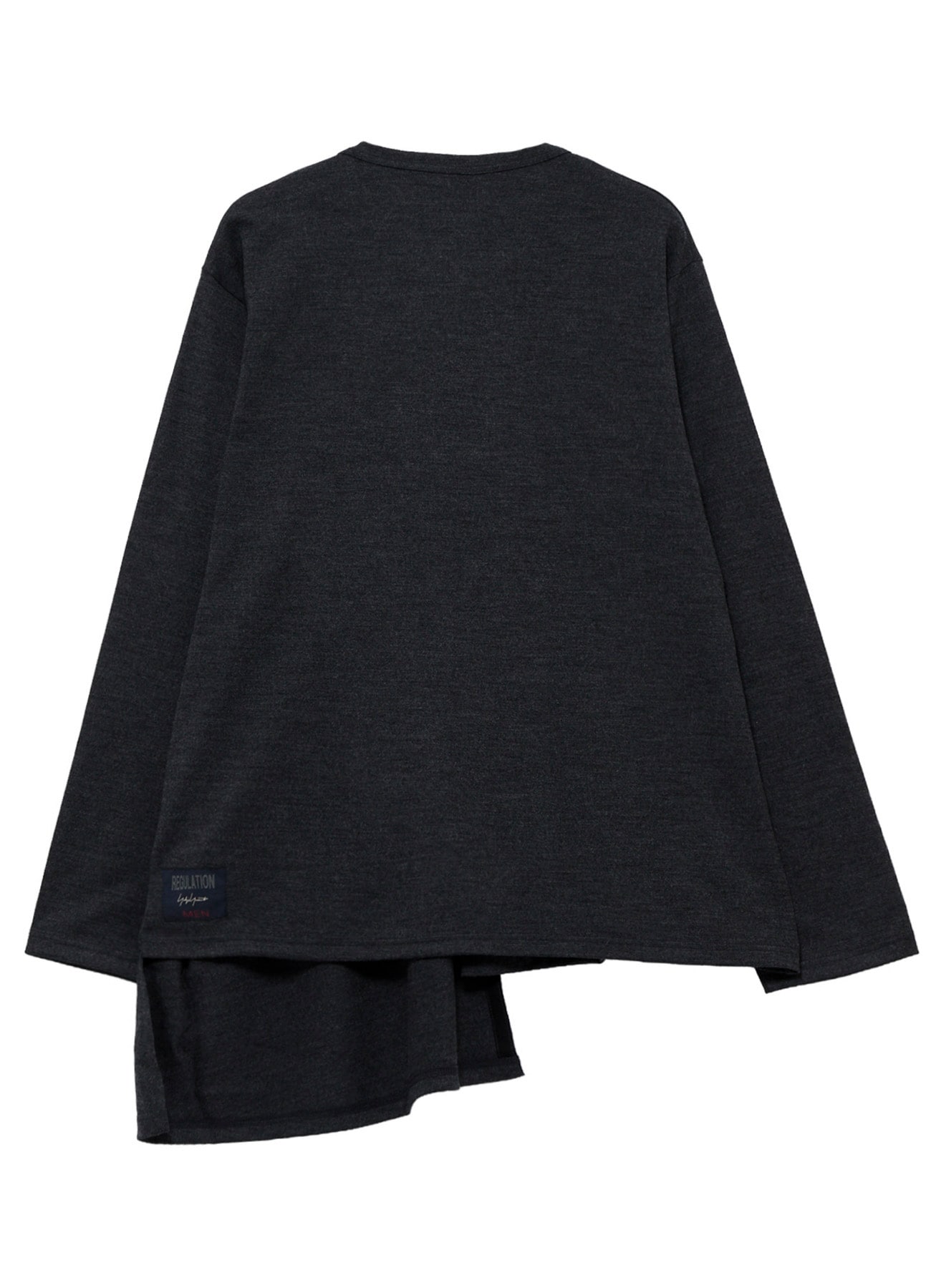 MILLED SINGLE JERSEY RE DIAGONAL PANEL LING SLEEVE
