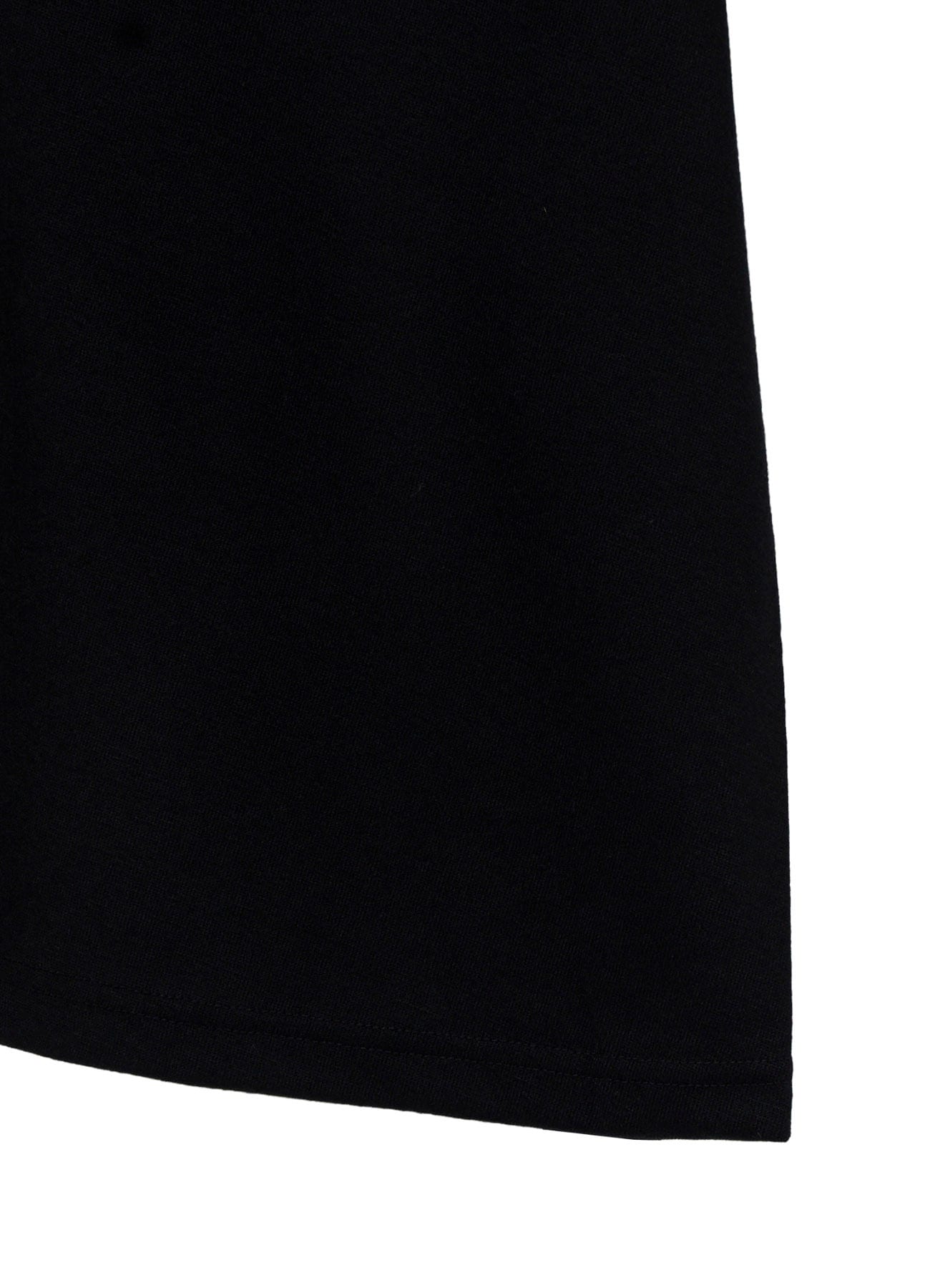 MILLED SINGLE JERSEY RE DIAGONAL HIGH NECK LONG SLEEVE