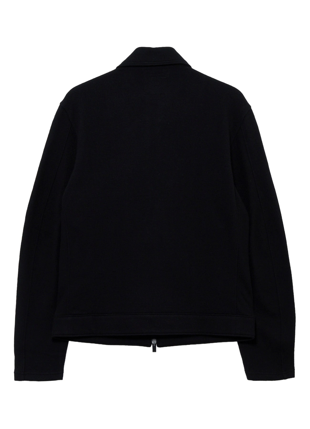 WOOL COMBED YARN SINGLE JERSEY RE ZIP BLOUSON