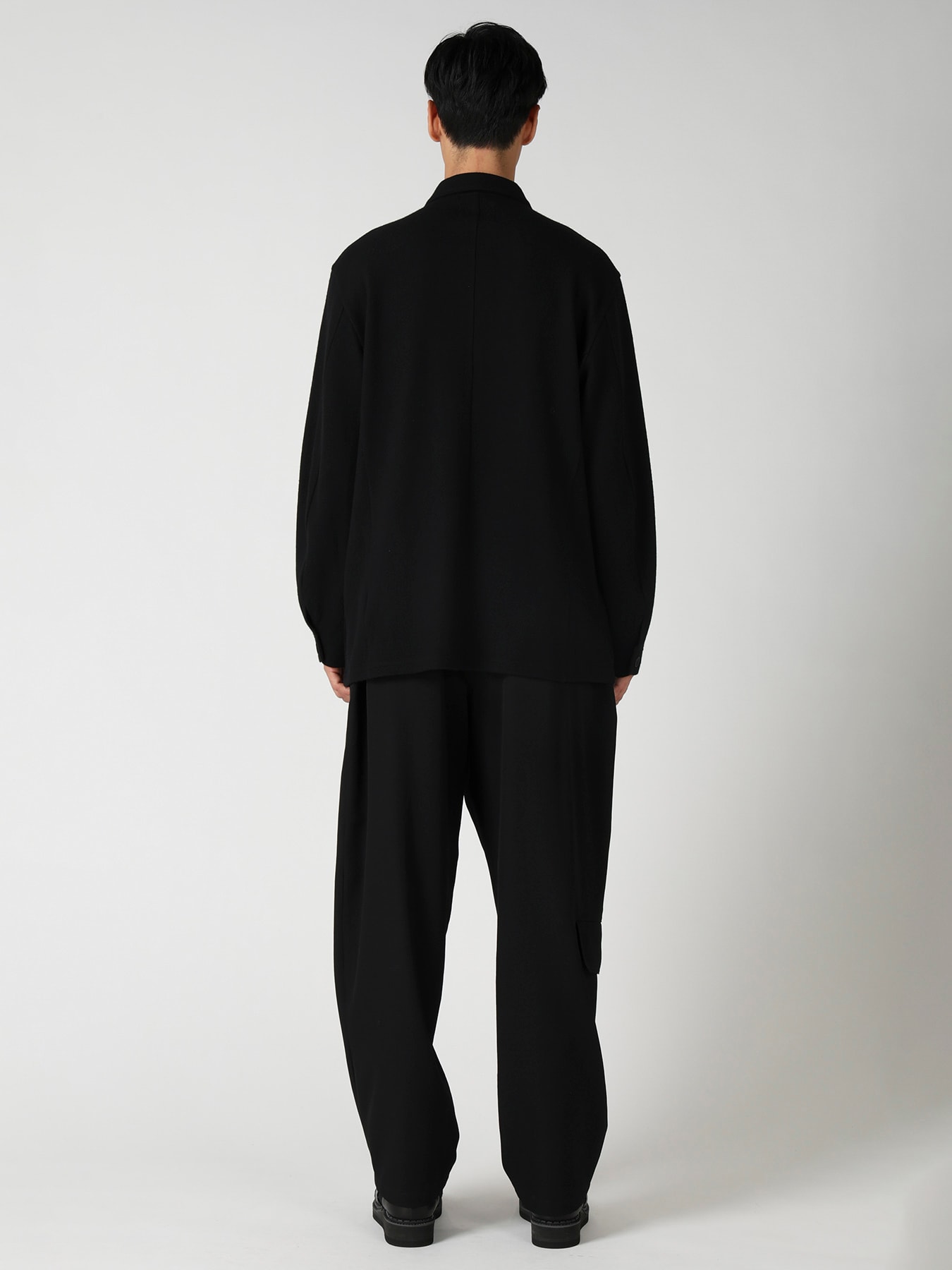 WOOL COMBED YARN SINGLE JERSEY RE SHIRT JACKET