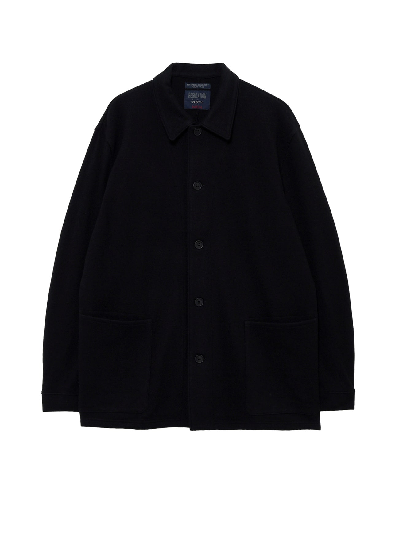 WOOL COMBED YARN SINGLE JERSEY RE SHIRT JACKET