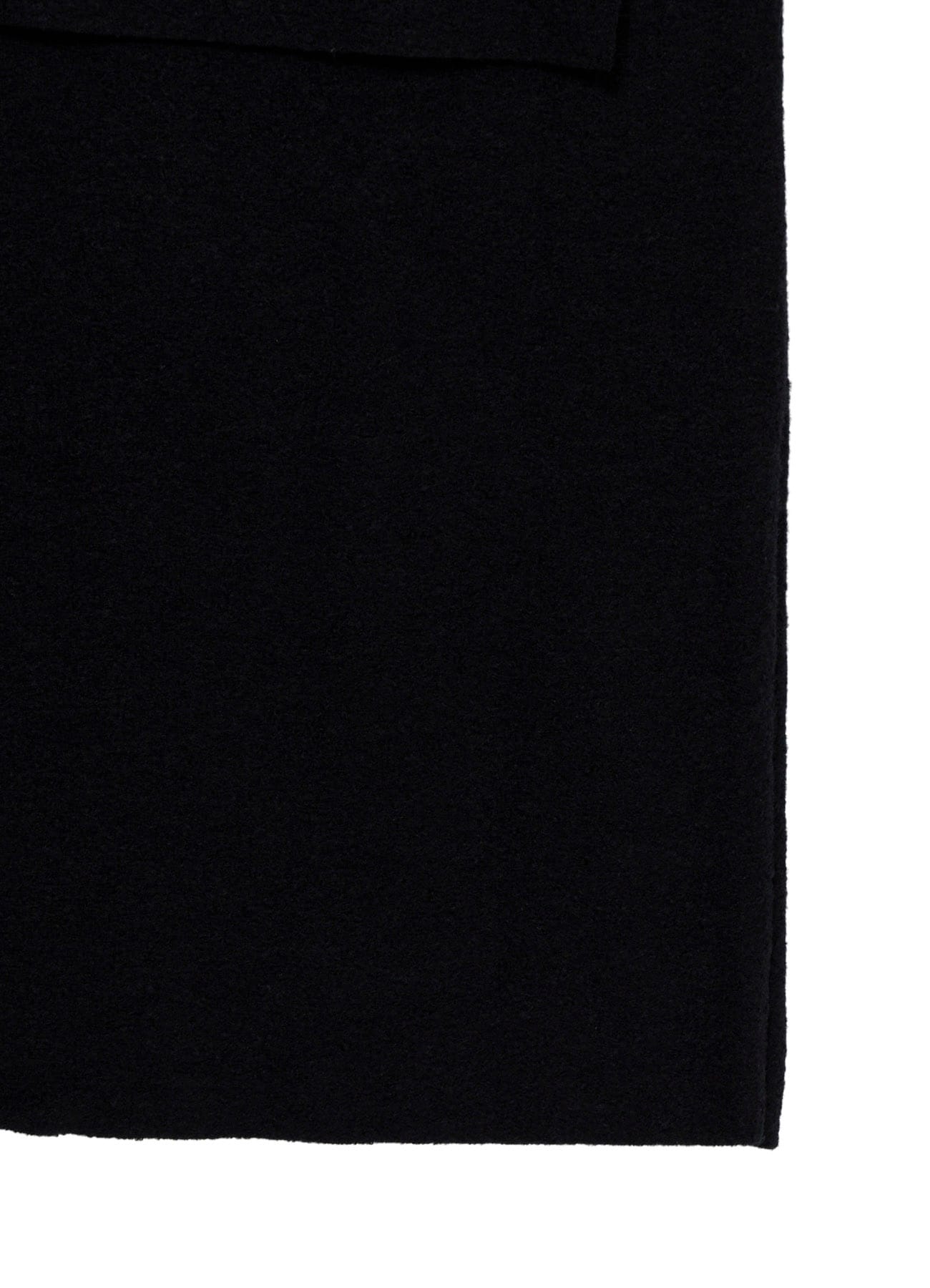 WOOL RING SOFT TAB DESIGN COLLAR COAT
