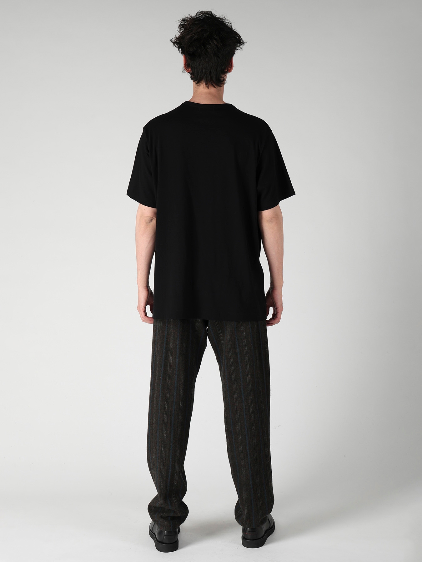 COTTON SINGLE JERSEY ROUND NECK SHORT SLV