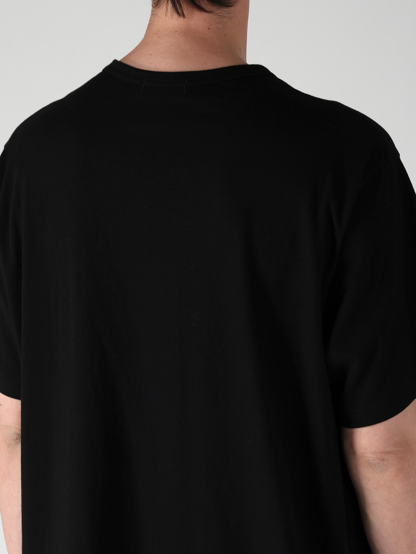 COTTON SINGLE JERSEY ROUND NECK SHORT SLV