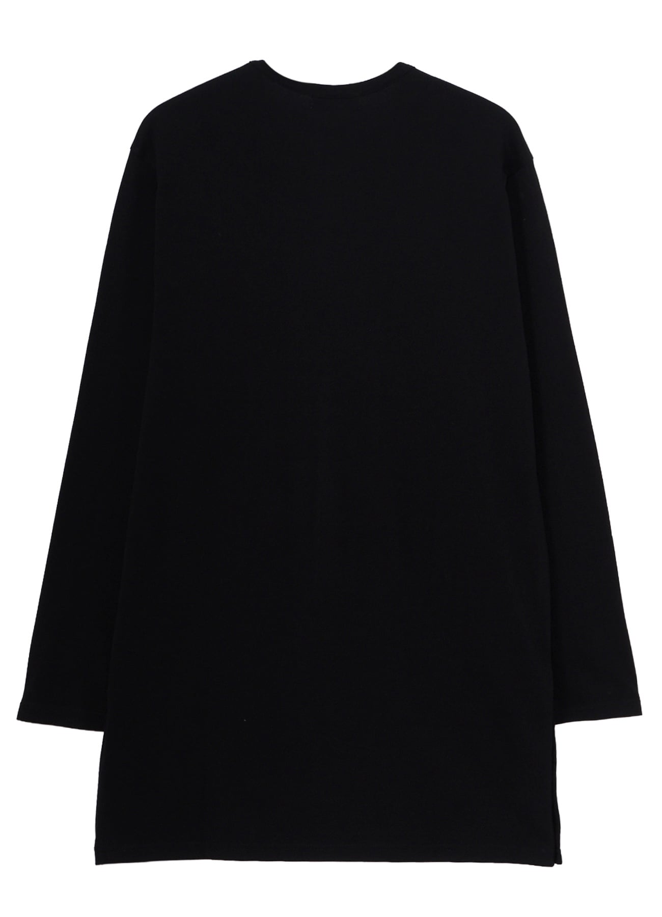 COTTON SINGLE JERSEY SIDE SLIT LONG SLEEVE PT