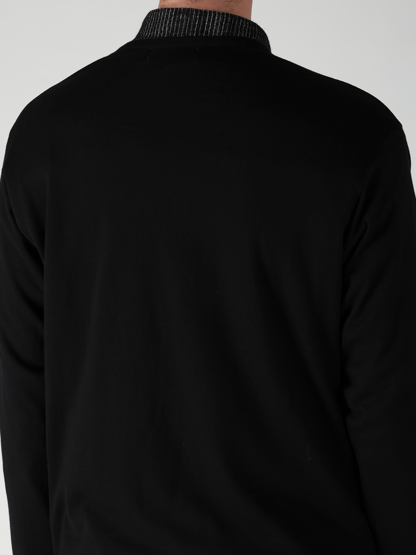 SINGLE JERSEY HENRY NECK LONG SLEEVE C/S