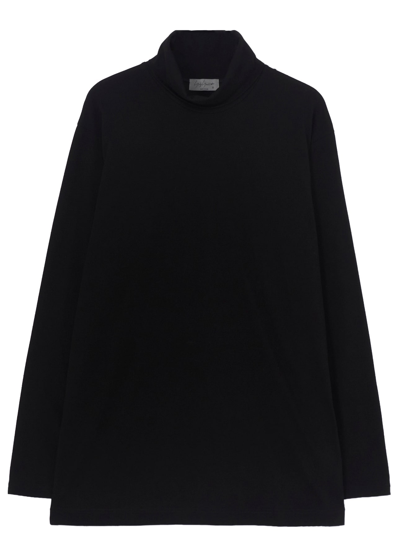 SOFT SINGLE JERSEY TURTLE NECK LONG SLEEVE TEE