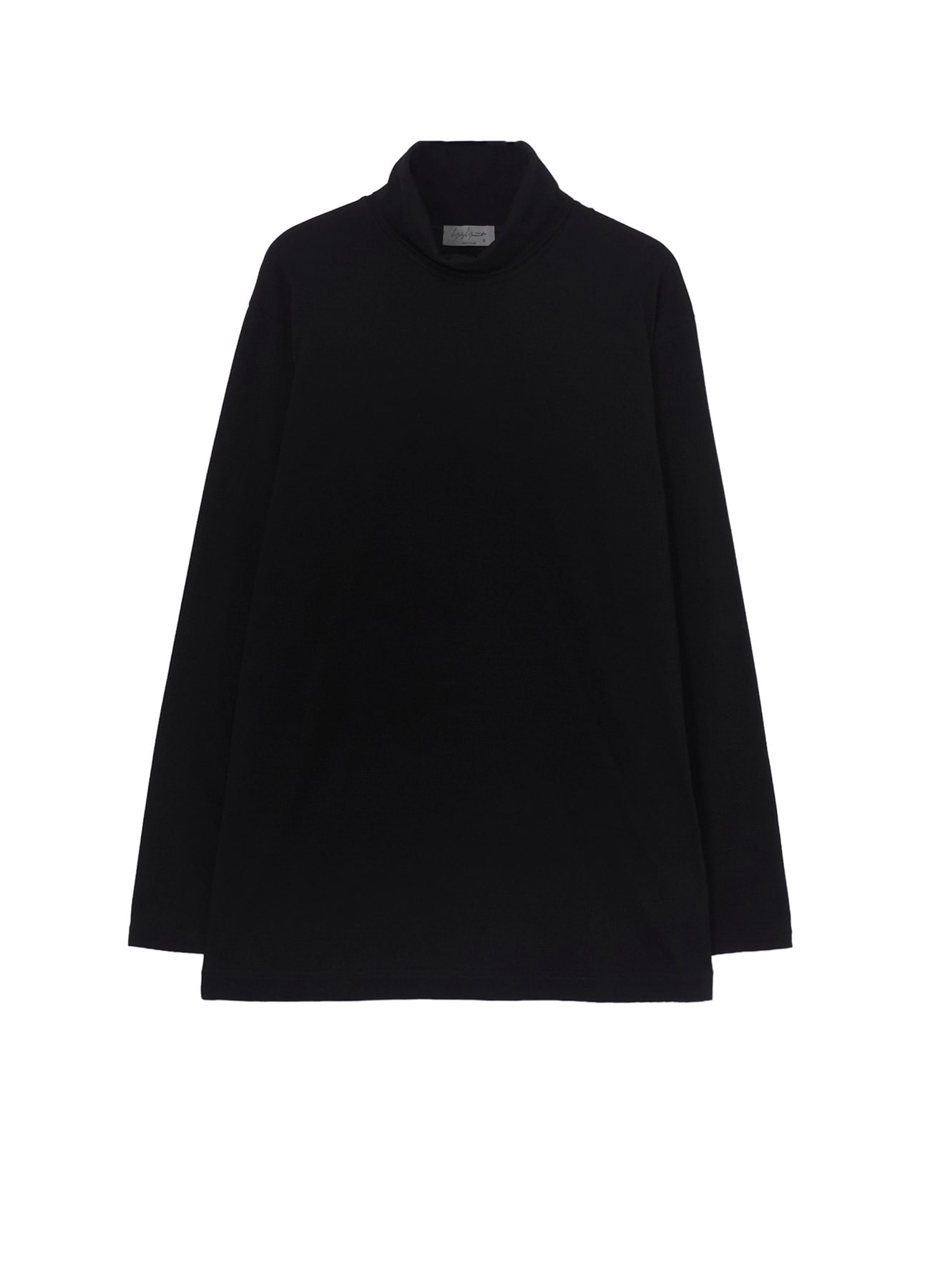 SOFT SINGLE JERSEY TURTLE NECK LONG SLEEVE TEE