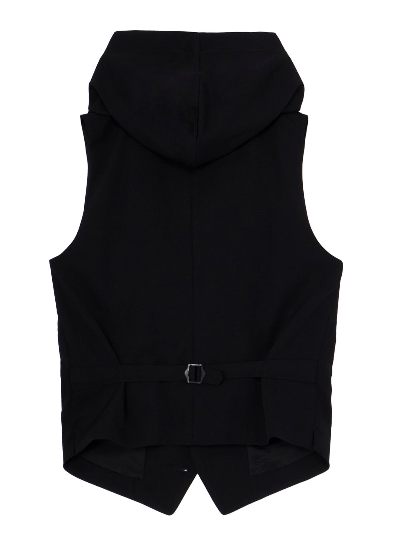 RE GABARDINE HOODED VEST