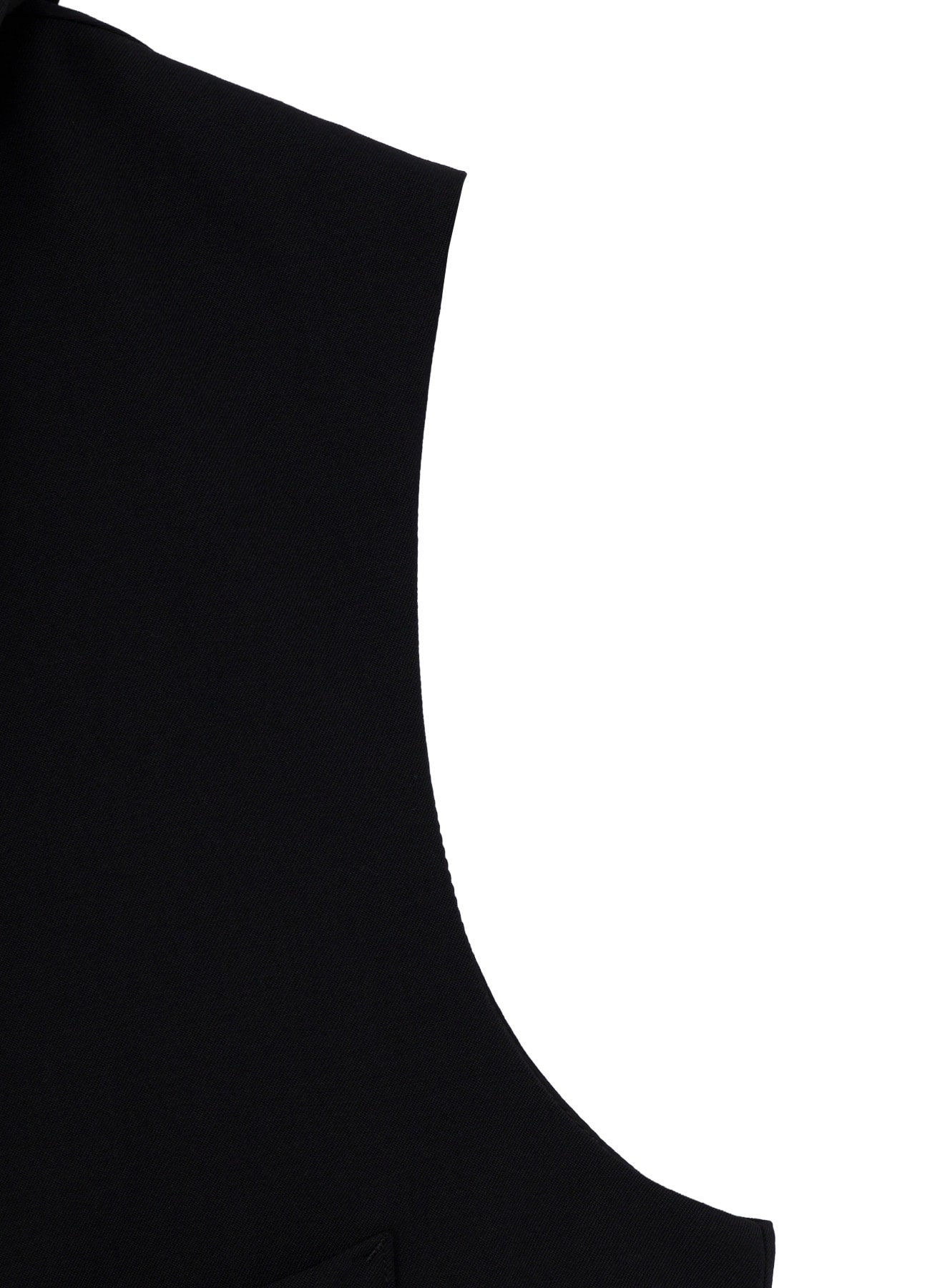 RE GABARDINE HOODED VEST