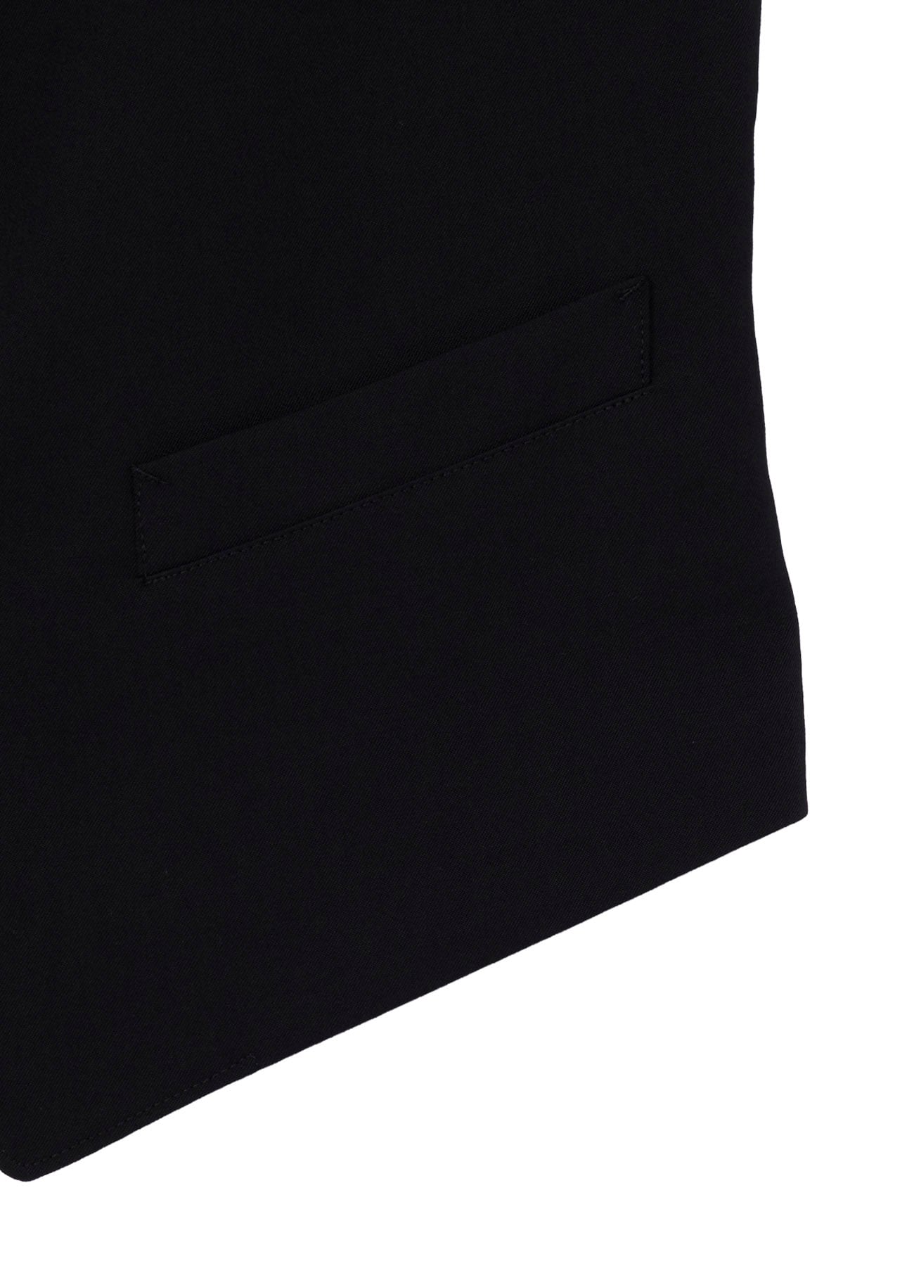 RE GABARDINE HOODED VEST