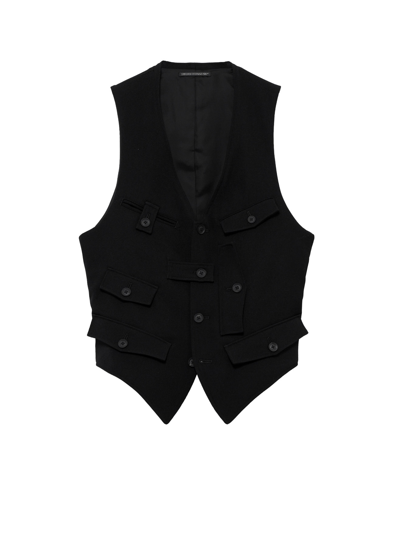 ARMY GABARDINE MULTI POCKET VEST