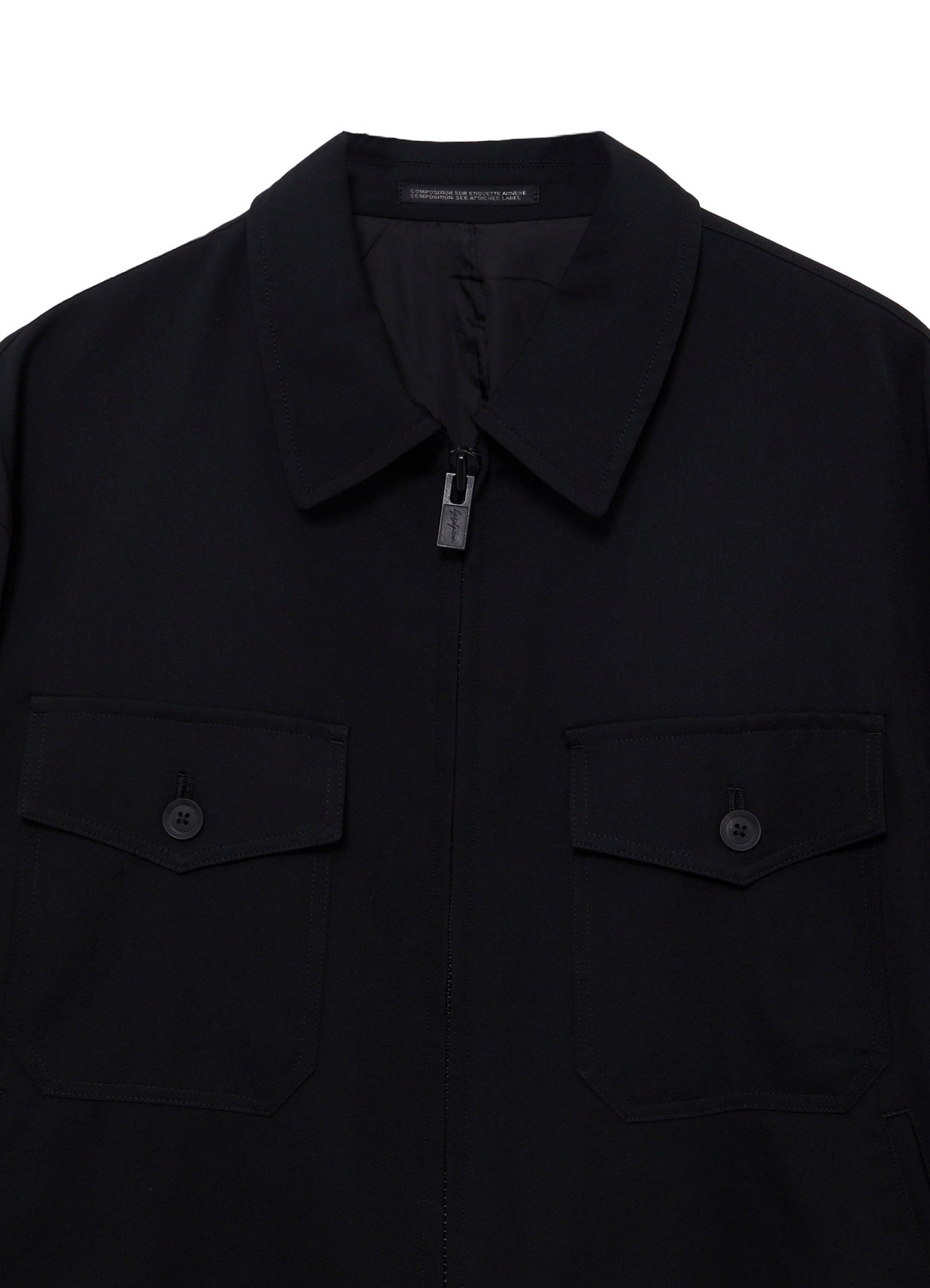 WOOL GABARDINE OUTER POCKET BLOUSON