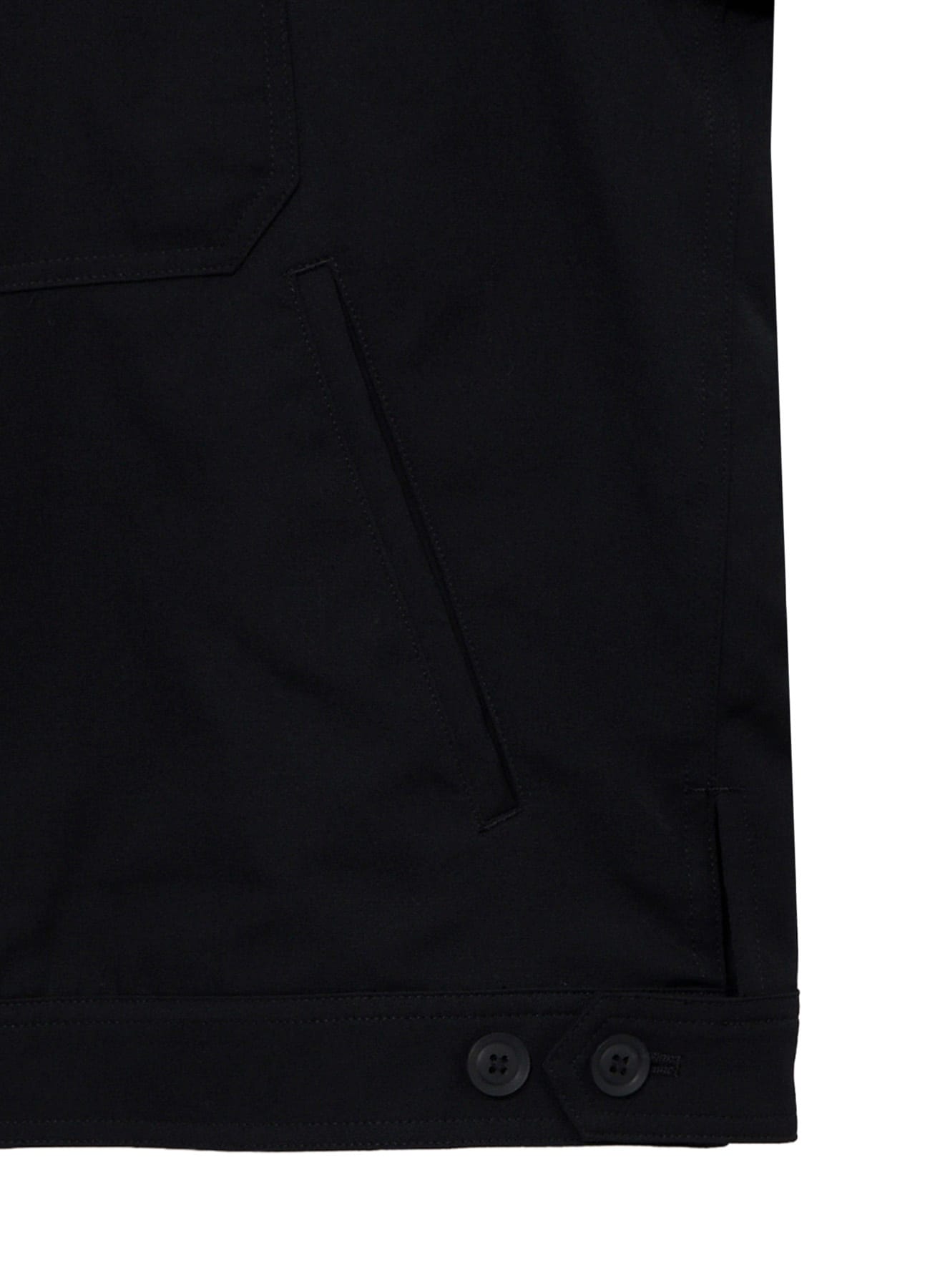 WOOL GABARDINE OUTER POCKET BLOUSON