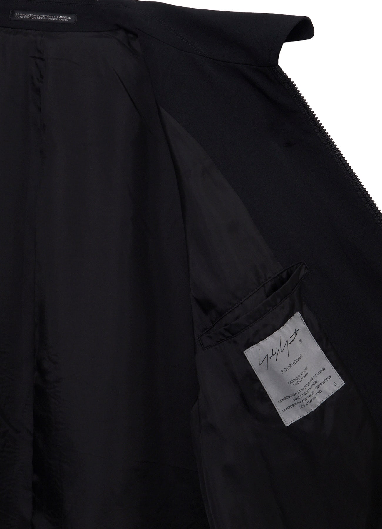 WOOL GABARDINE OUTER POCKET BLOUSON