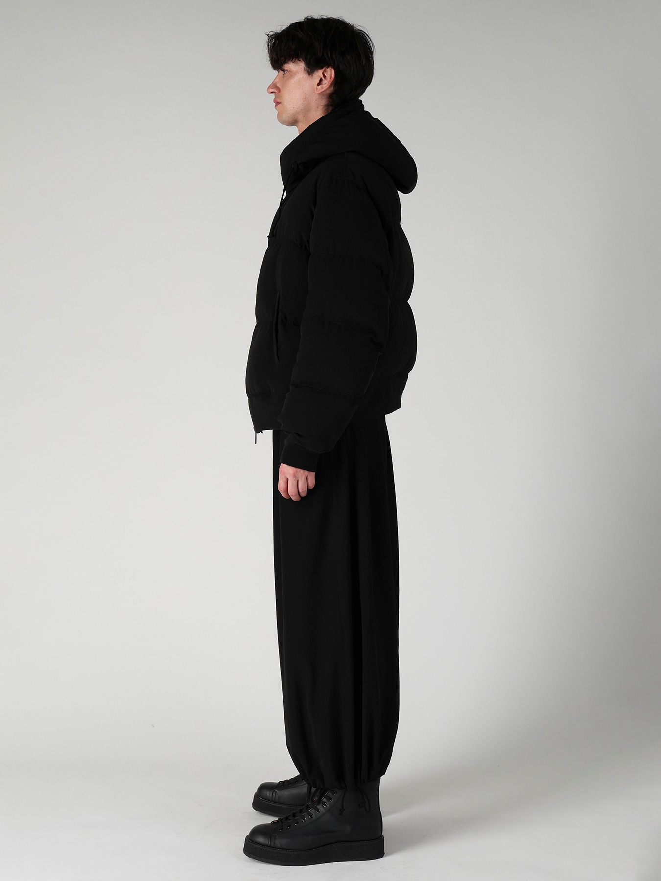TA TUXEDO HOODIE DOWN JACKET