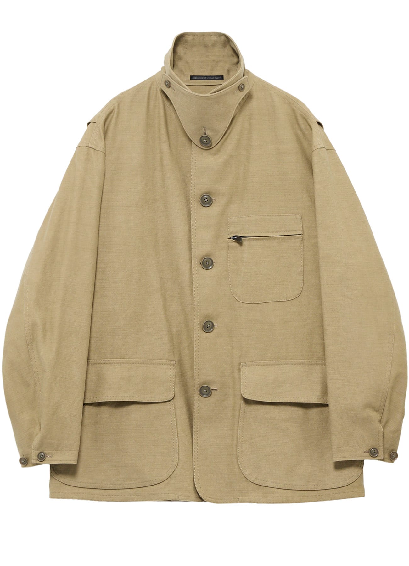 SLUB SATIN HUNTING BLOUSON